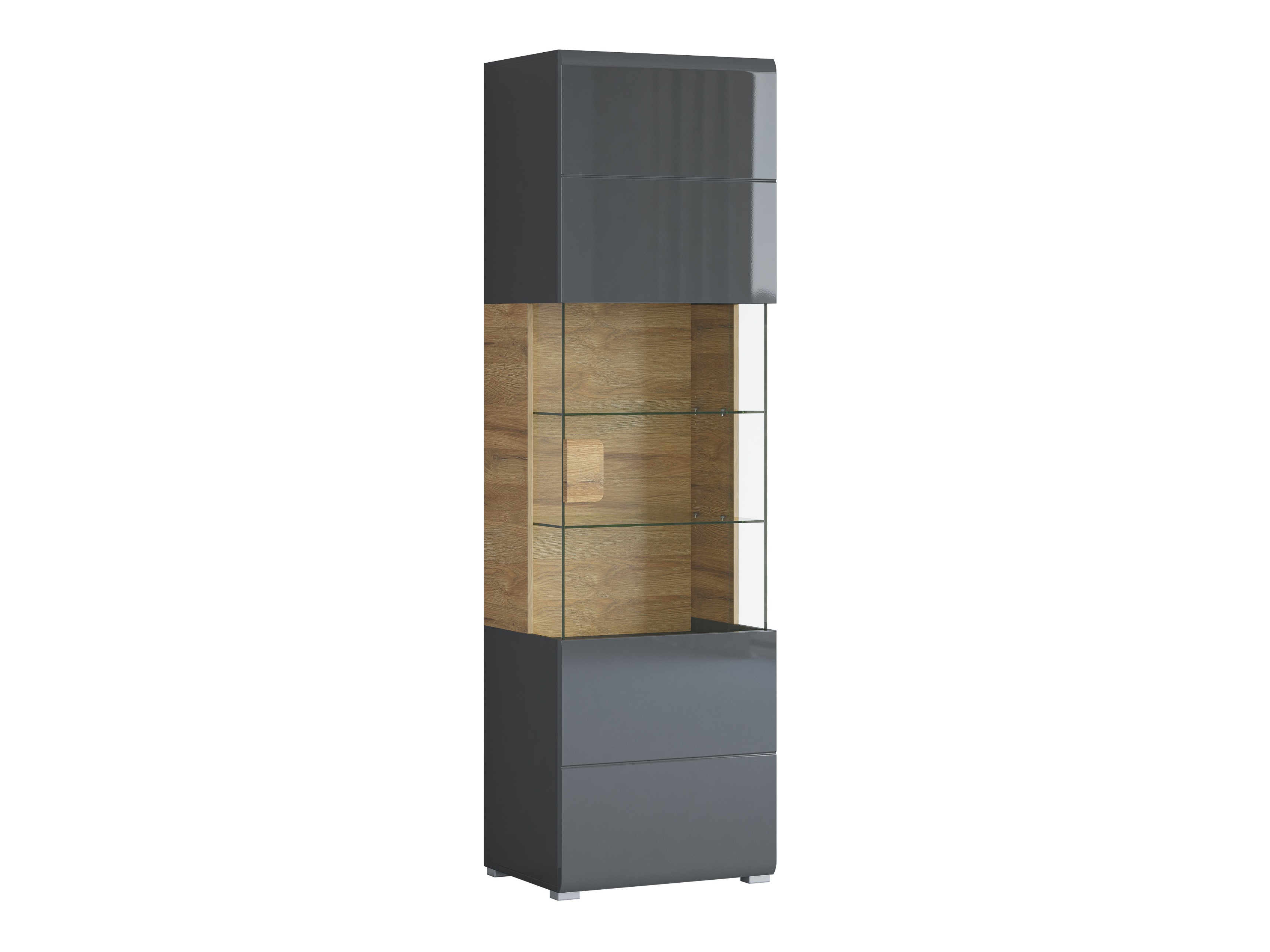 Regal Torsone 103 (Antracit + Gloss antracit + Hrast Grandson)