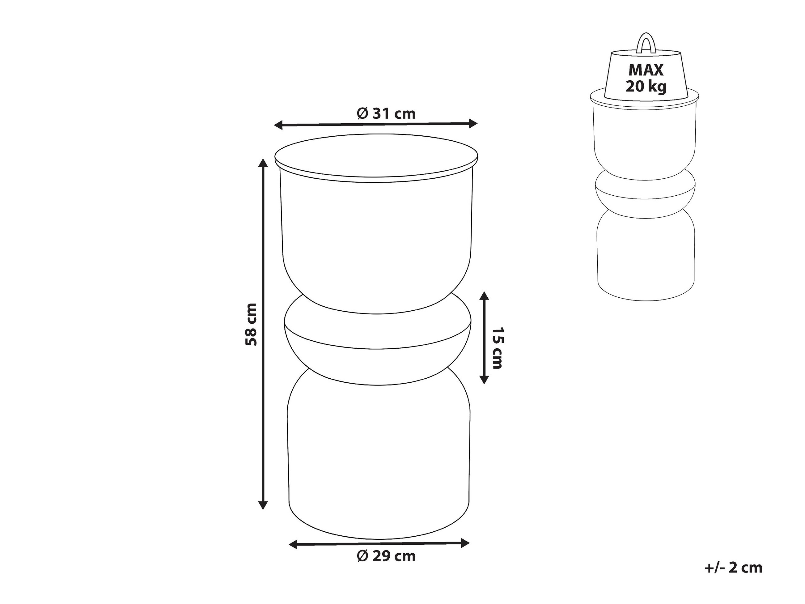 Stranska mizica Berwyn 3293 (Svetla oljka)