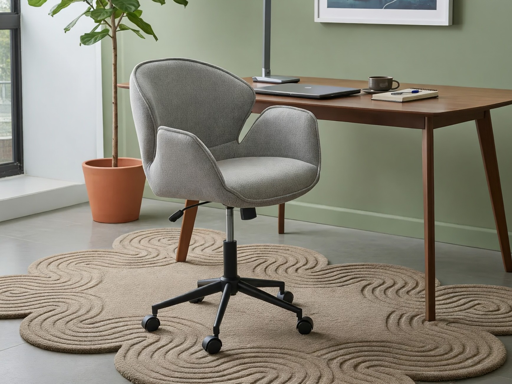 Pisarniški stol Berwyn 3300 (Siva)