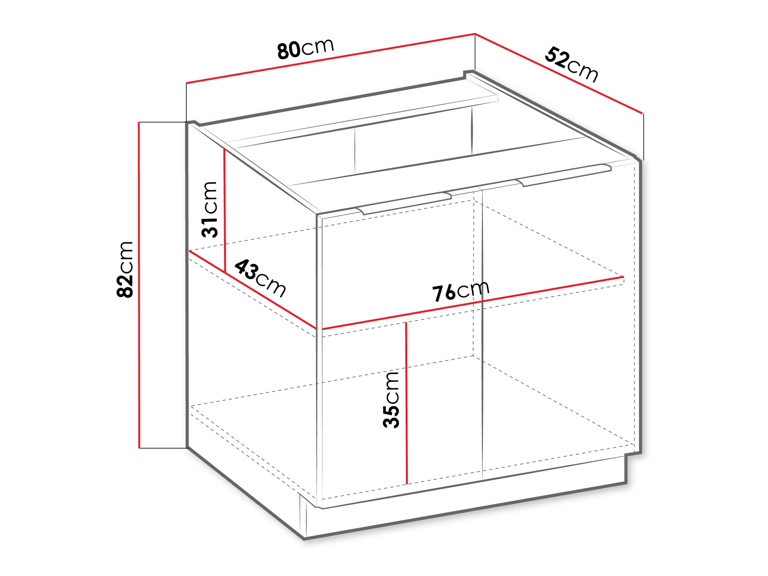 Modularna omarica z vrati Sole 146