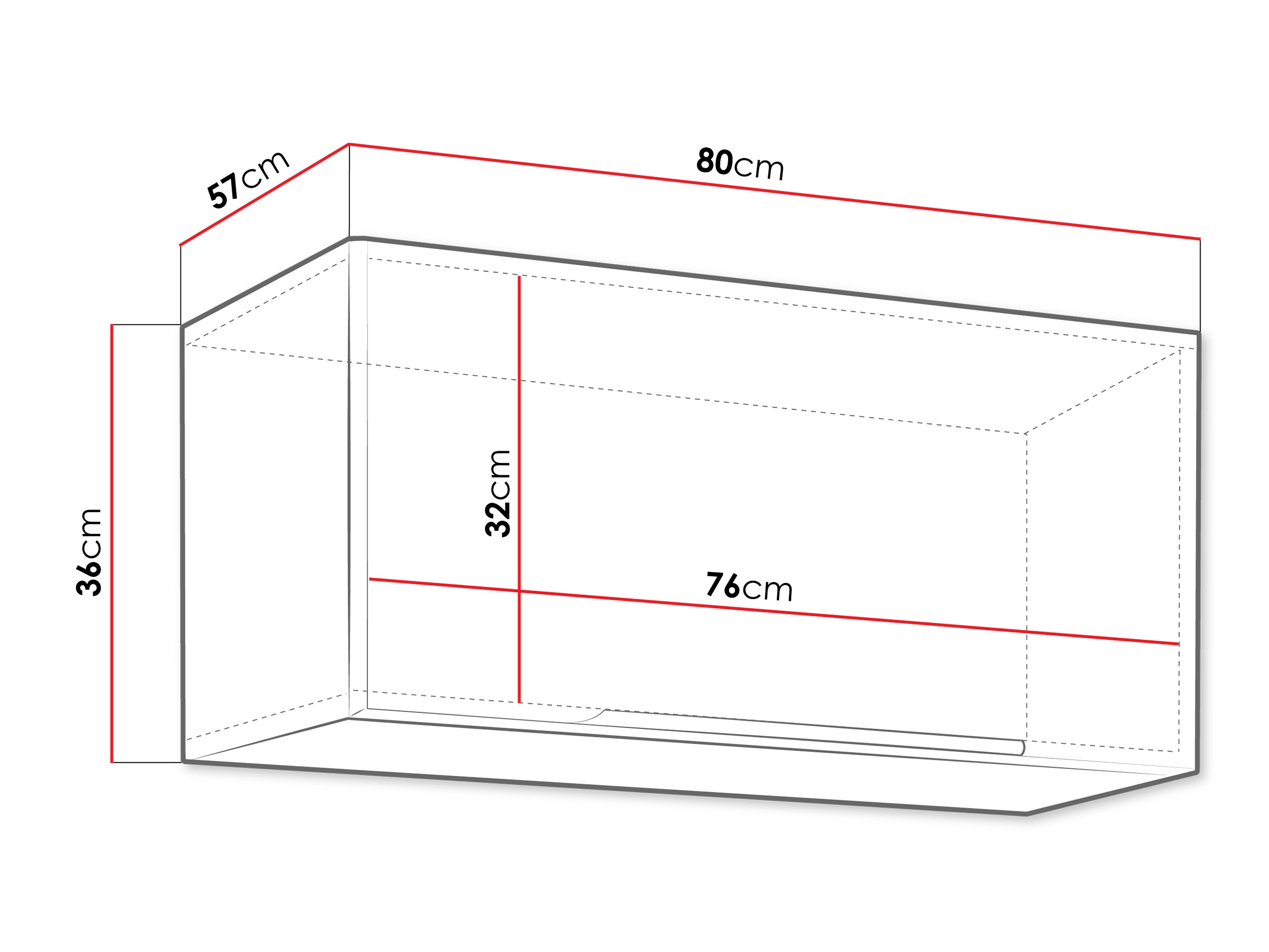 Modularna stenska omarica Sole 150