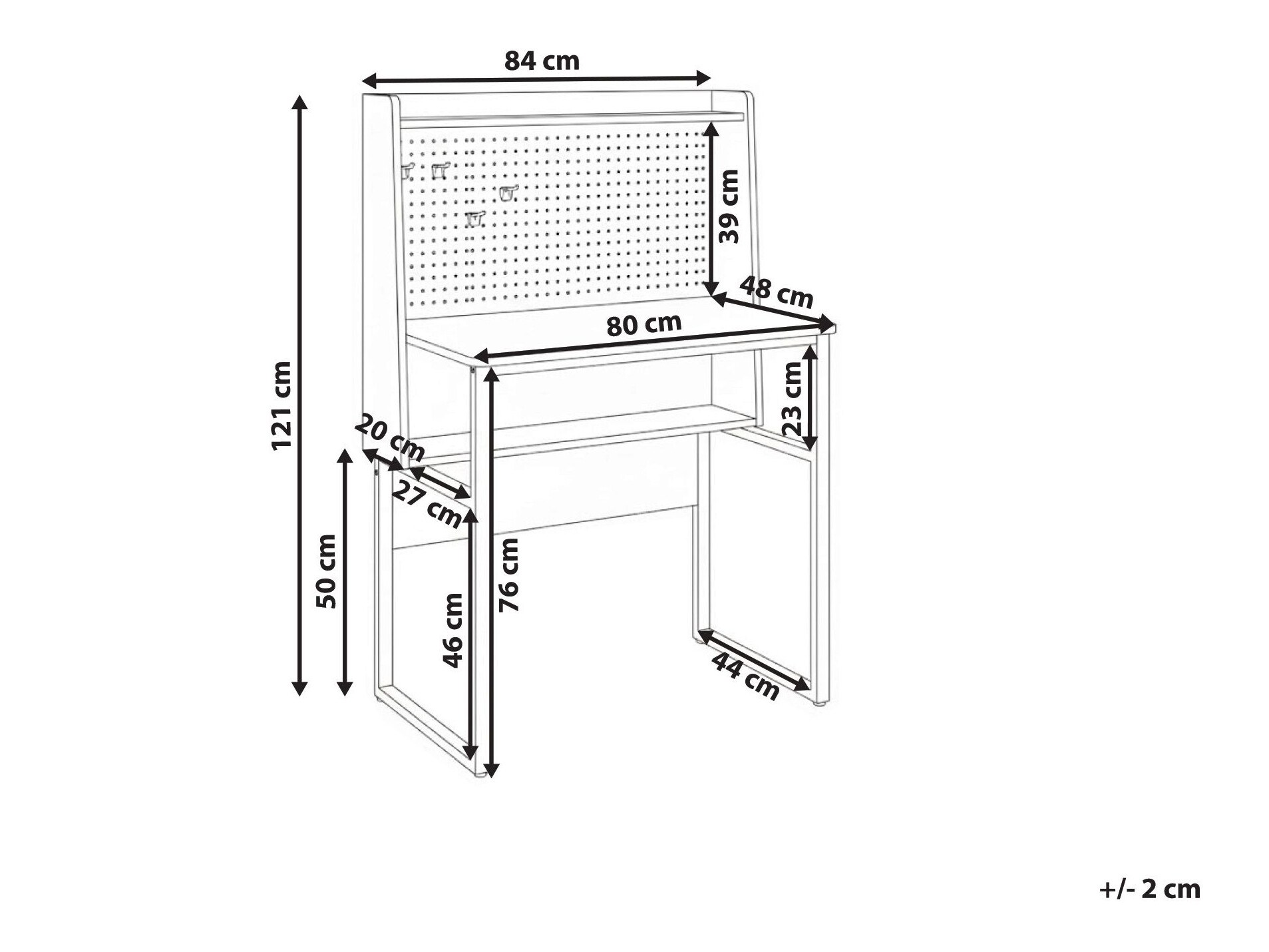 Pisalna miza Berwyn 3304 (Bela)