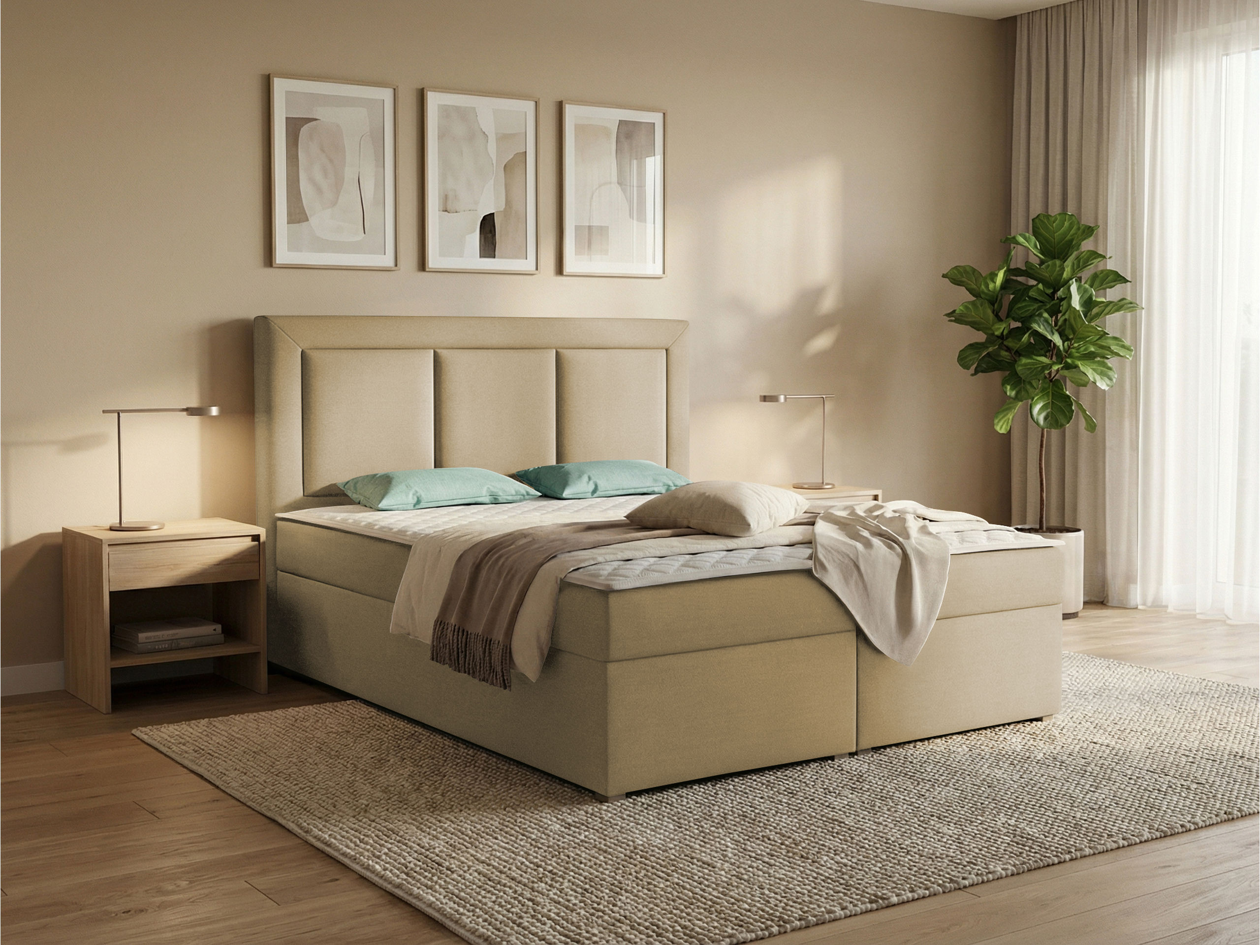 Boxspring postelja Pomona 112 (Victoria 14 853)