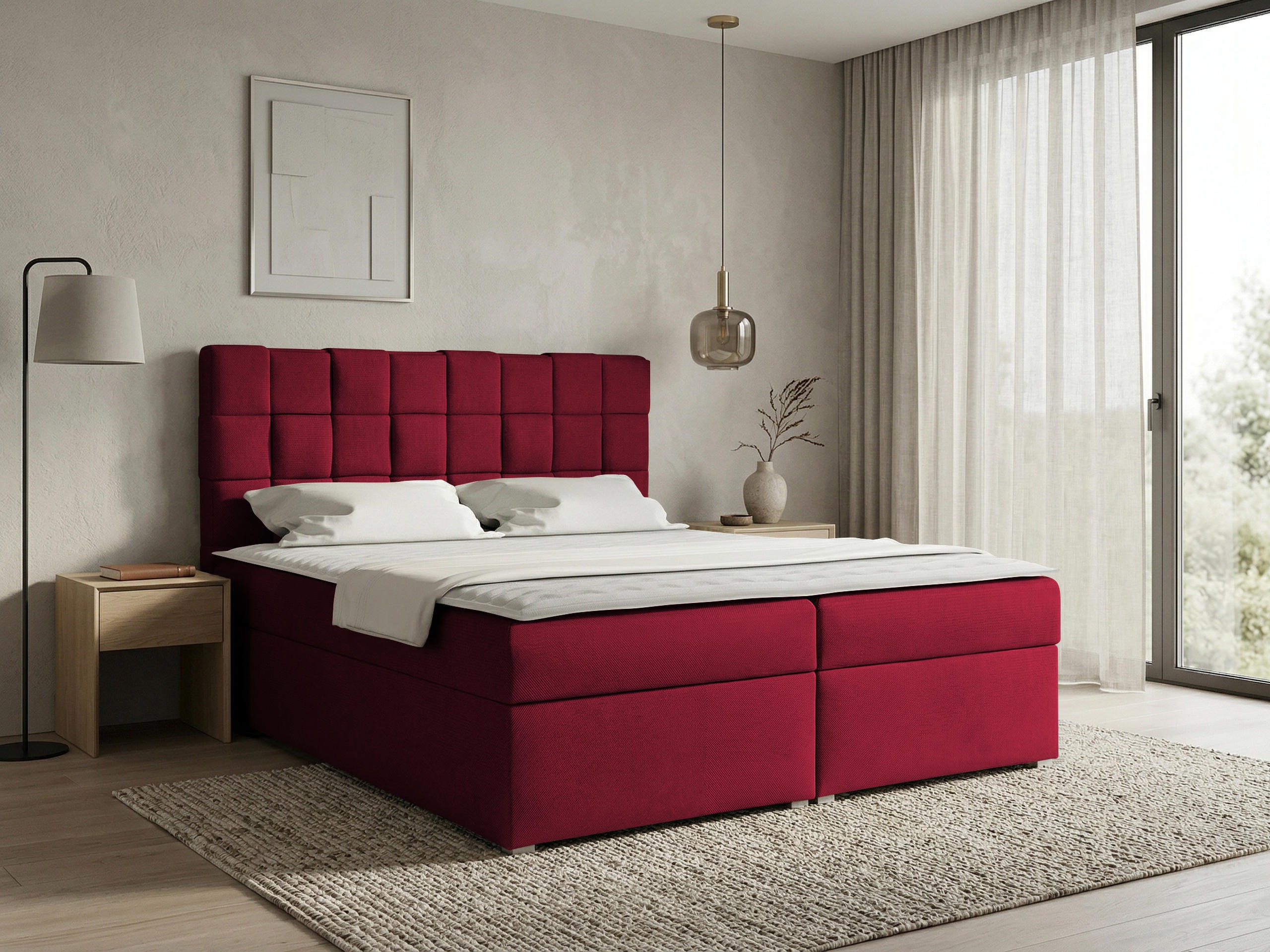 Boxspring postelja Pomona 117 (Kronos 02)