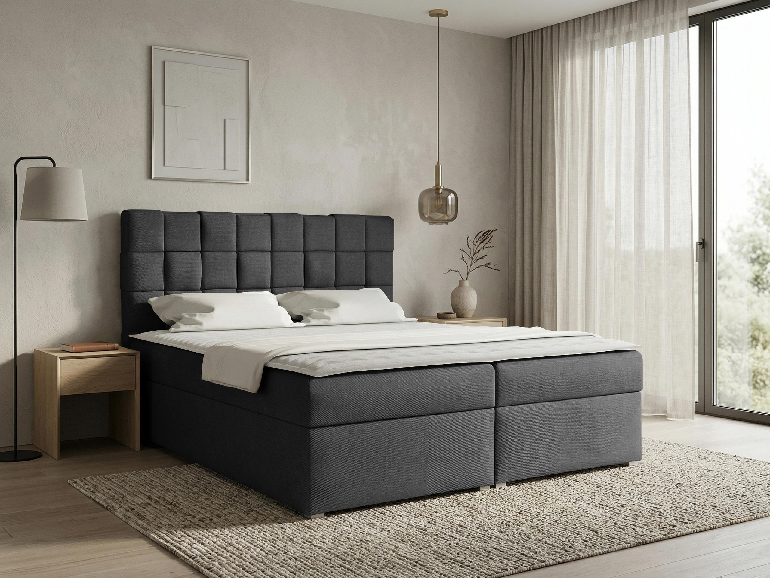 Boxspring postelja Pomona 117 (Kronos 22)