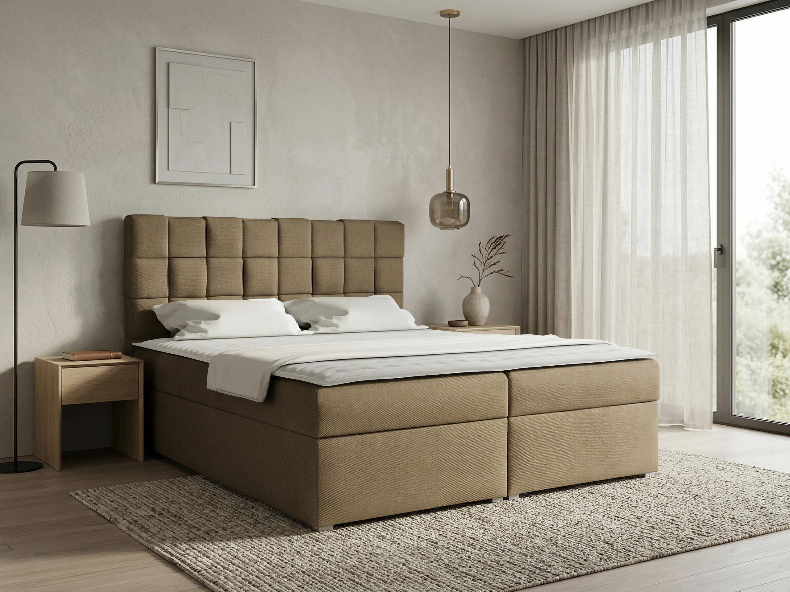Boxspring postelja Pomona 117 (Kronos 35)