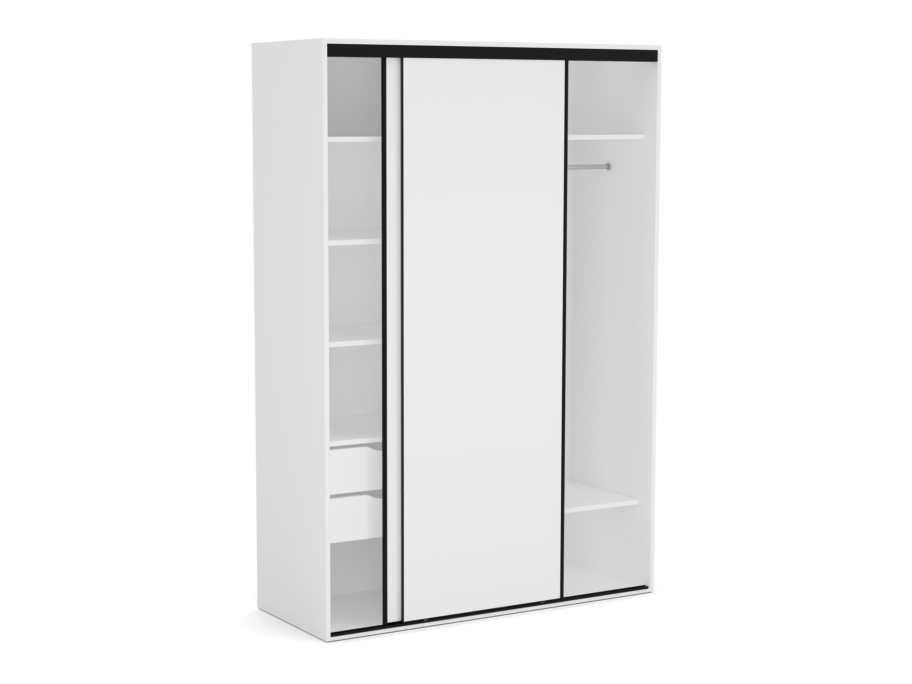 Garderobna omara Bronx 100 (Bela)
