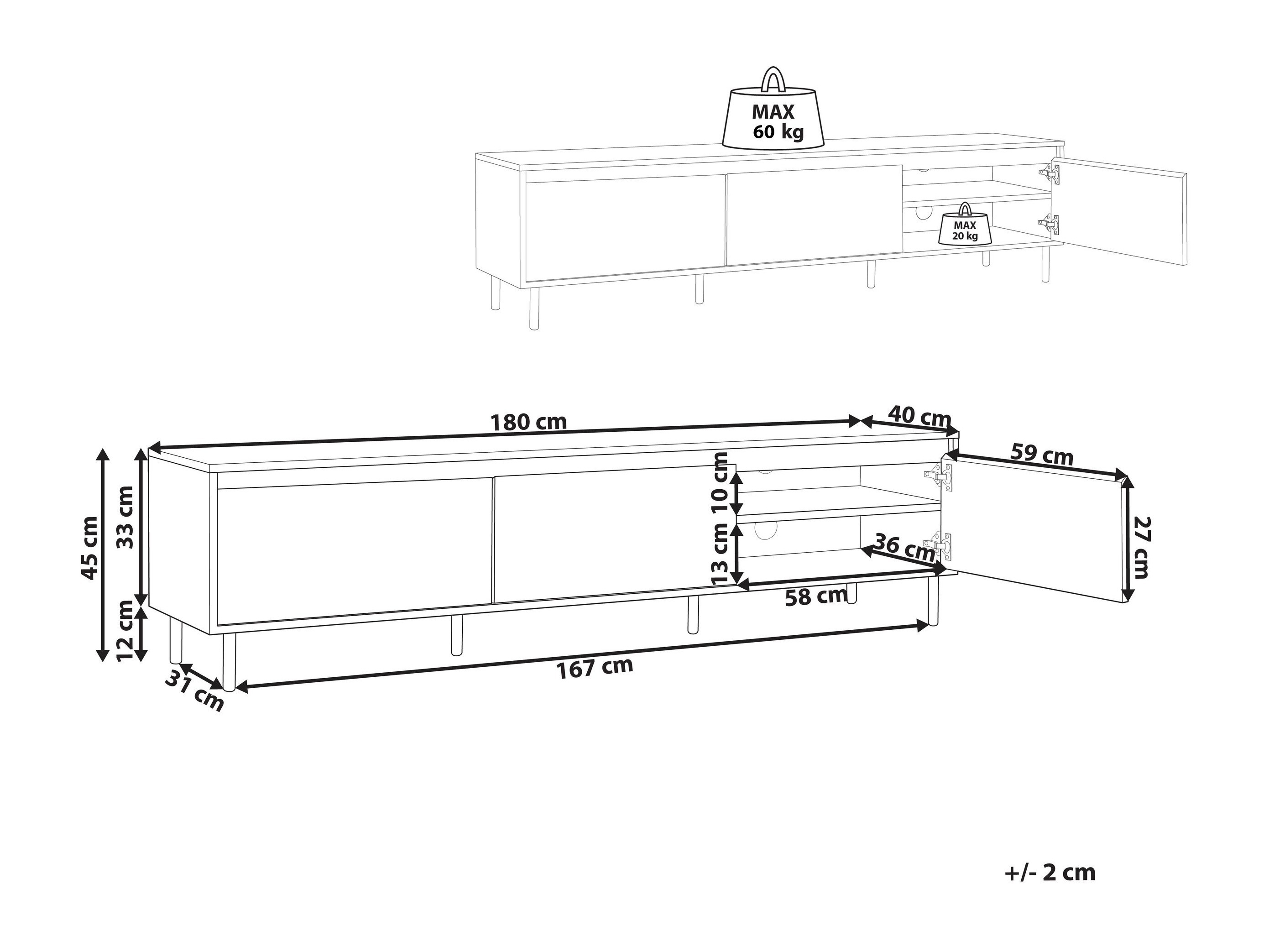 TV-omarica Berwyn 3310 (Svetel les)