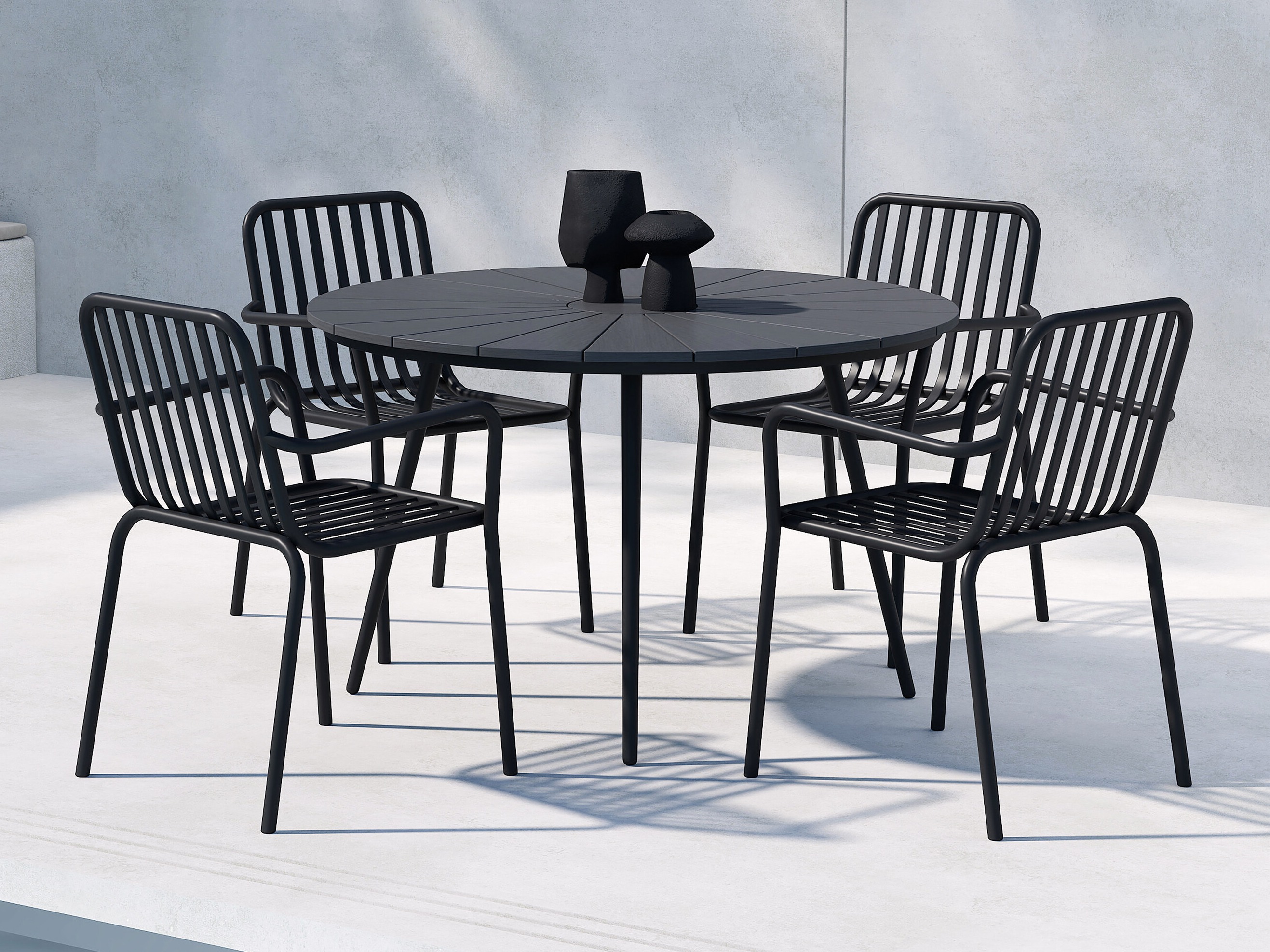 Komplet mize in stolov Dallas 5233