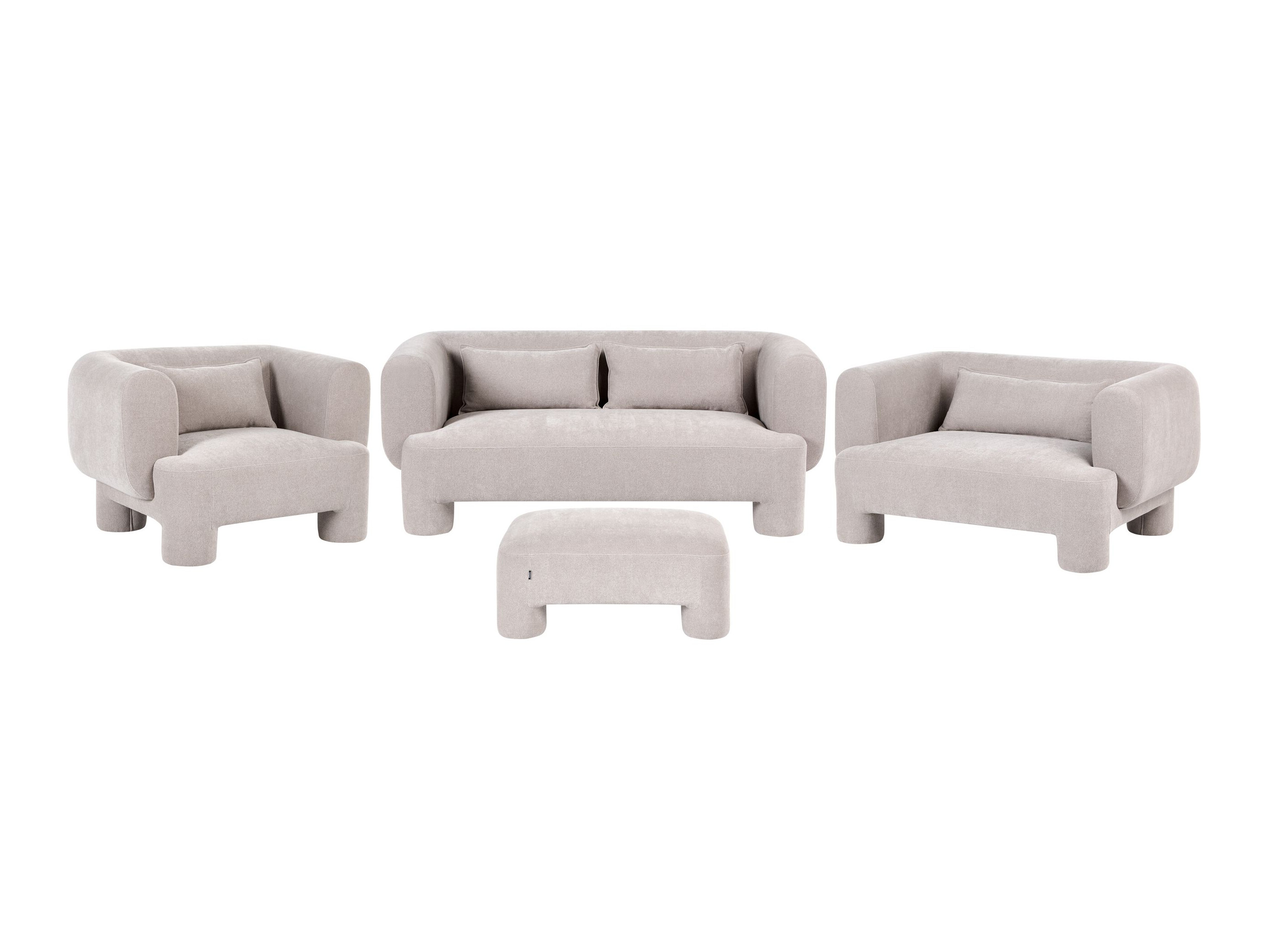 Komplet oblazinjenega pohištva Cavsali 105 (Bež)