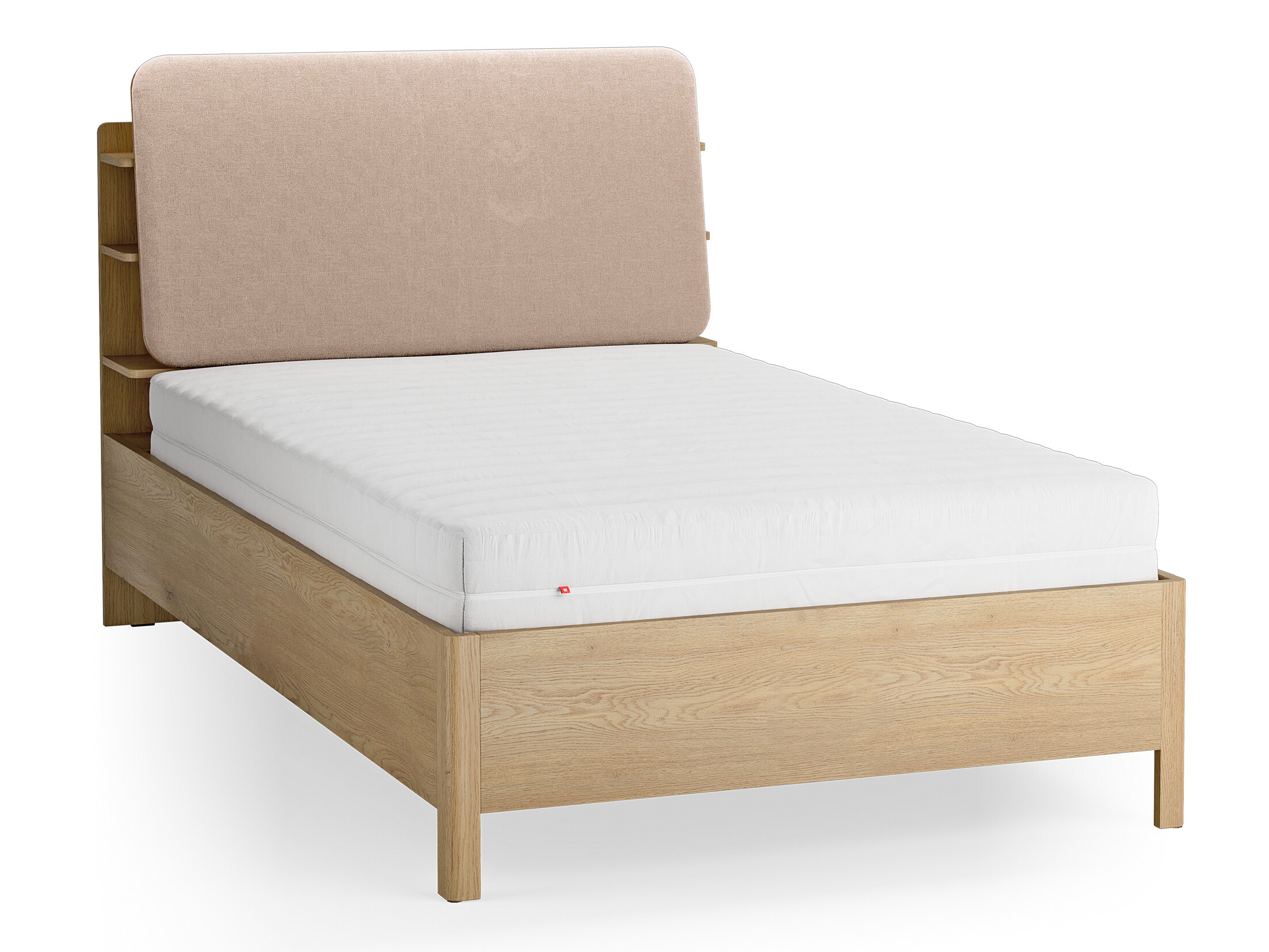 Postelja Ruvcamu 108 (Hrast + Taupe)