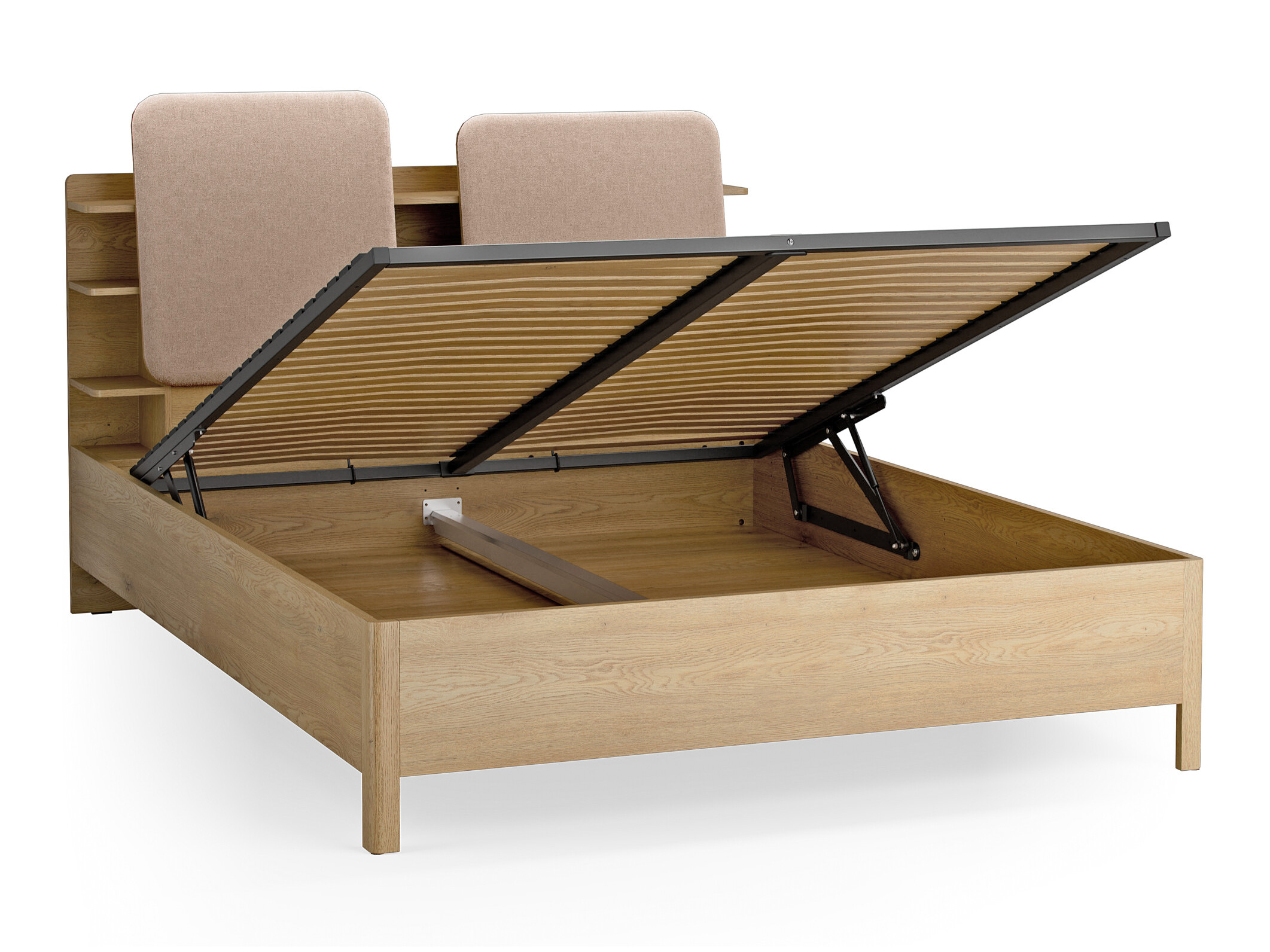 Postelja Ruvcamu 109 (Hrast + Taupe)