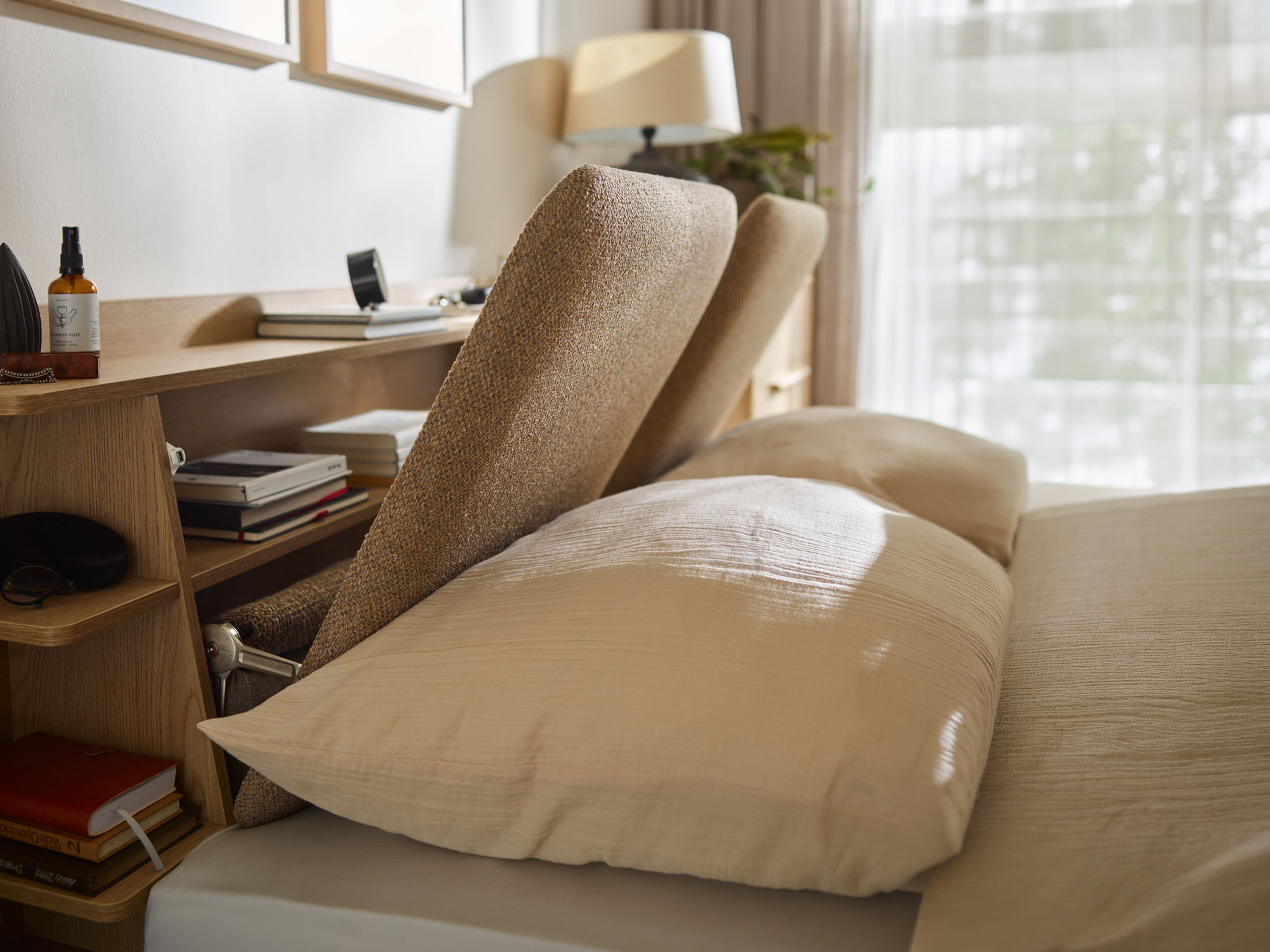 Postelja Ruvcamu 109 (Hrast + Taupe)