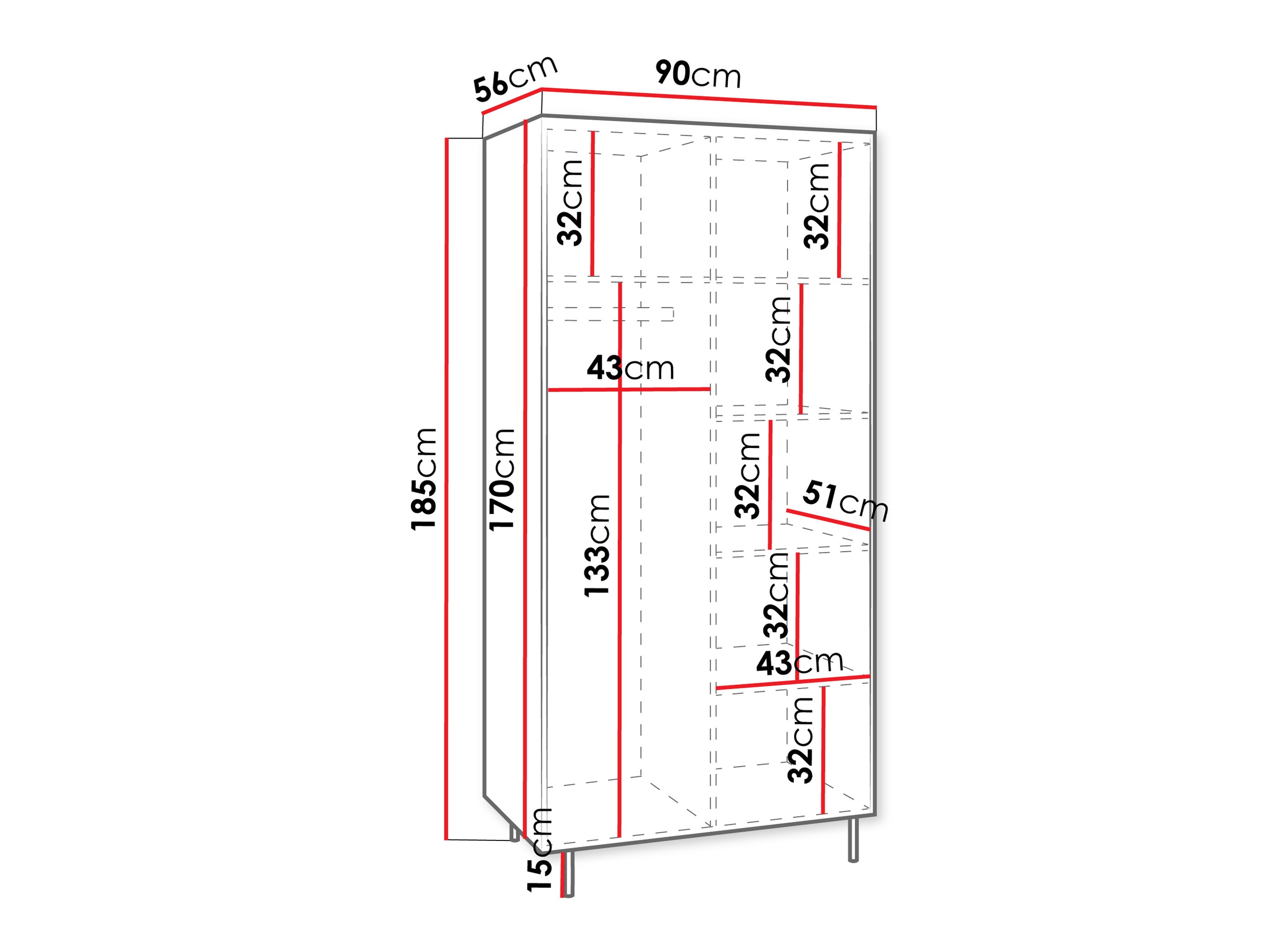 Garderobna omara Comfivo Belviro
