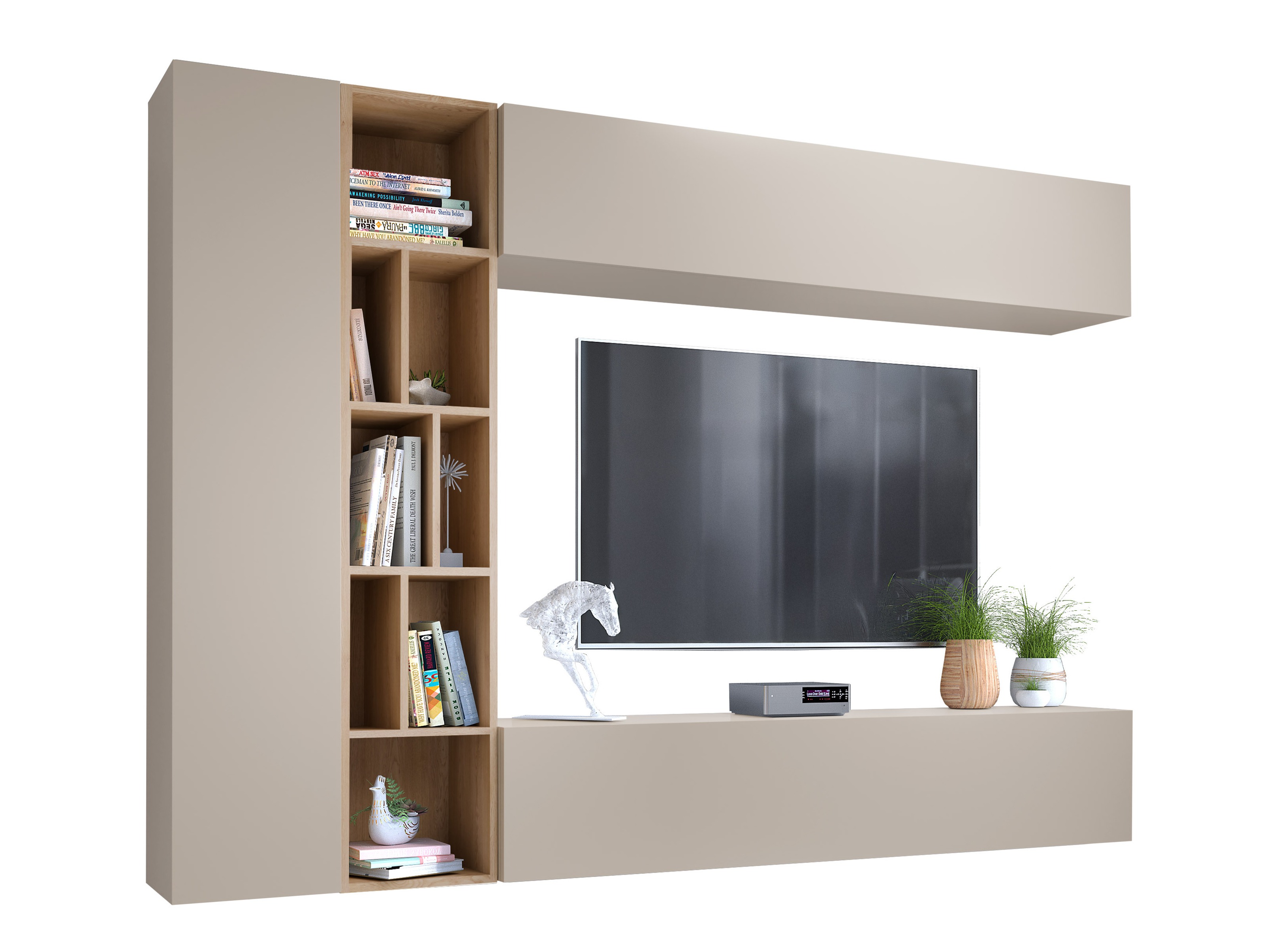 Komplet za dnevno sobo Comfivo Natura (Kašmir + Artisan hrast)