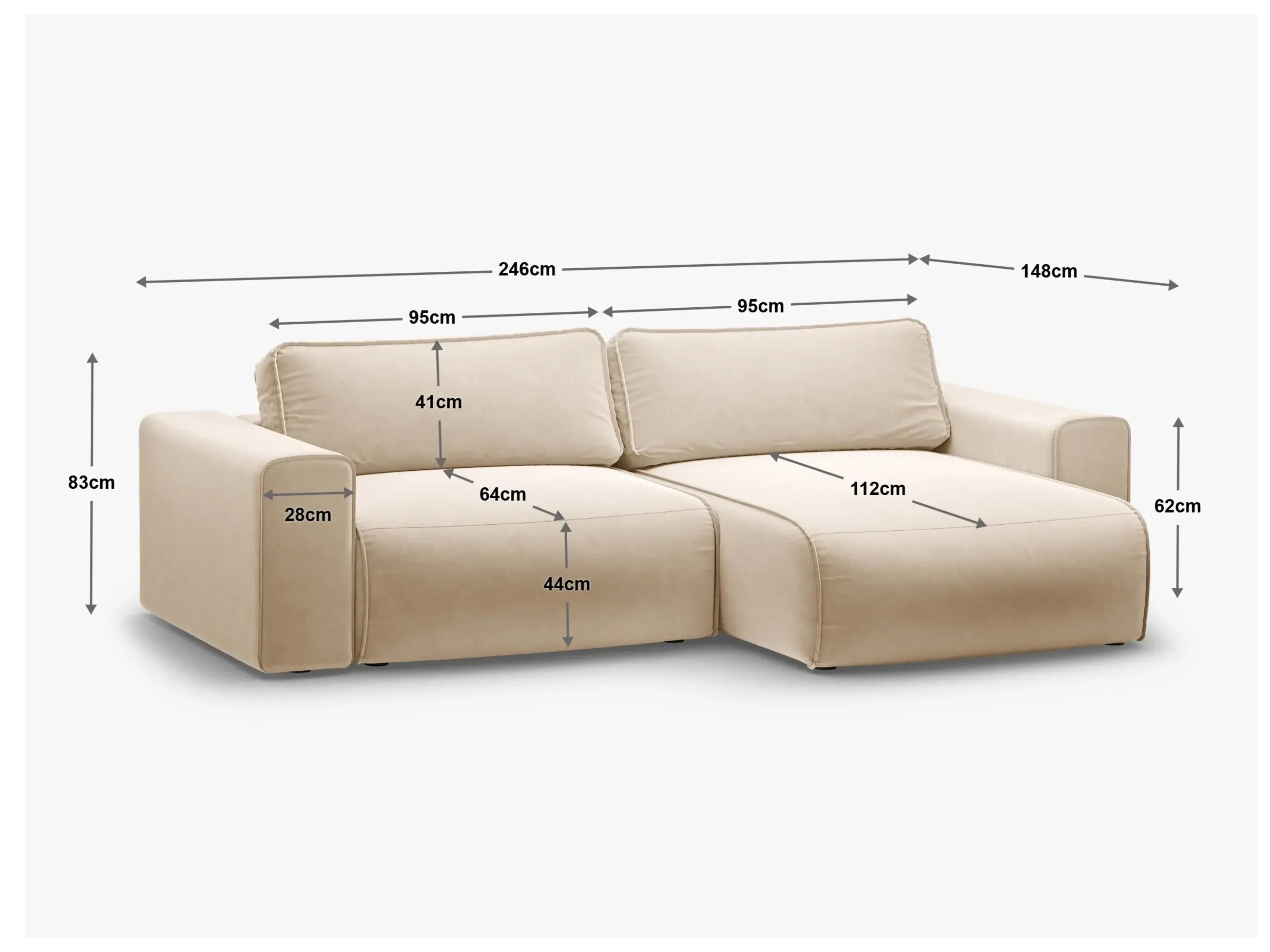 Kotna garnitura Beckley 352 (Moly 74)