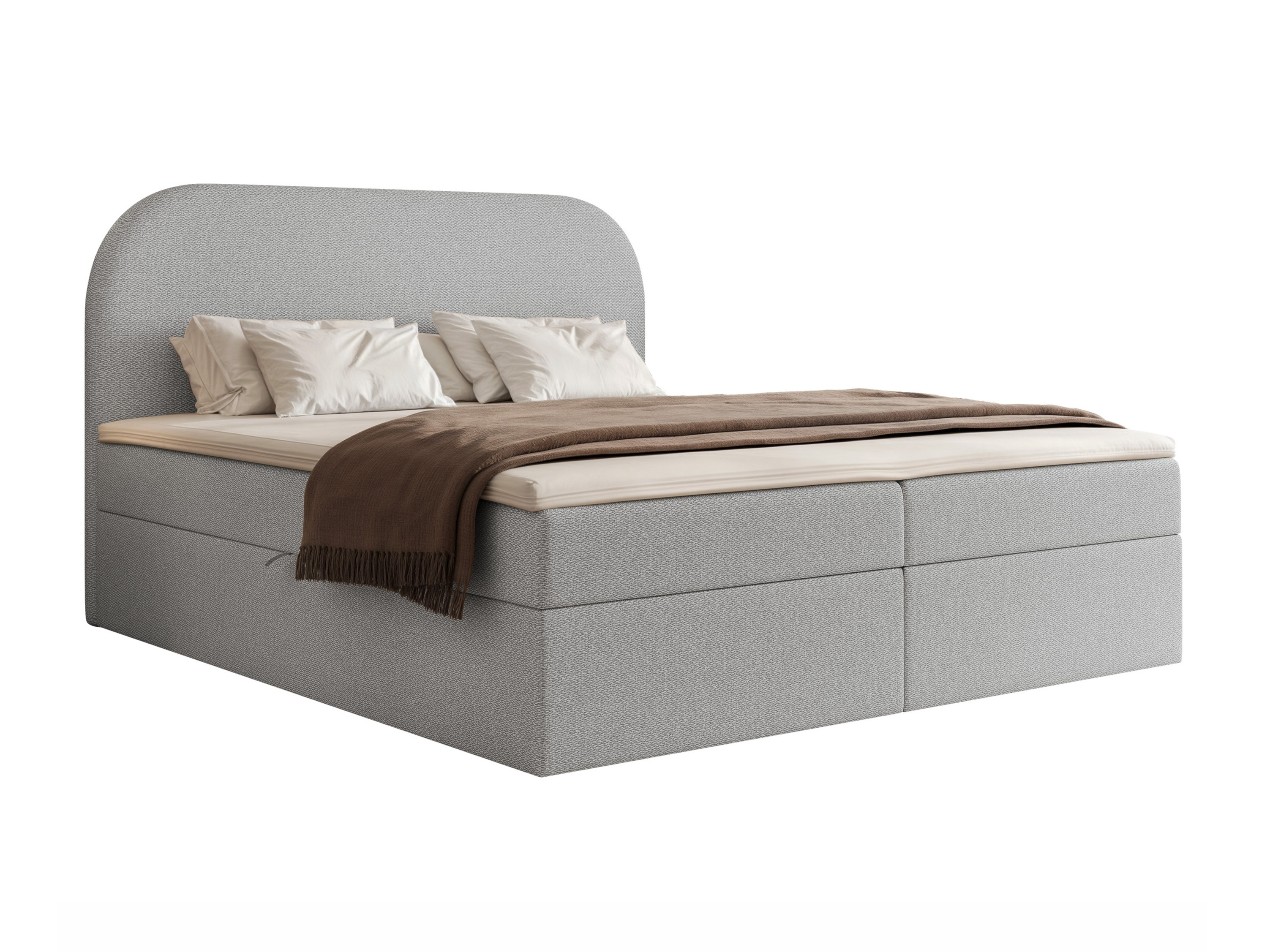 Boxspring postelja Martinez 131 (Lumi 84)