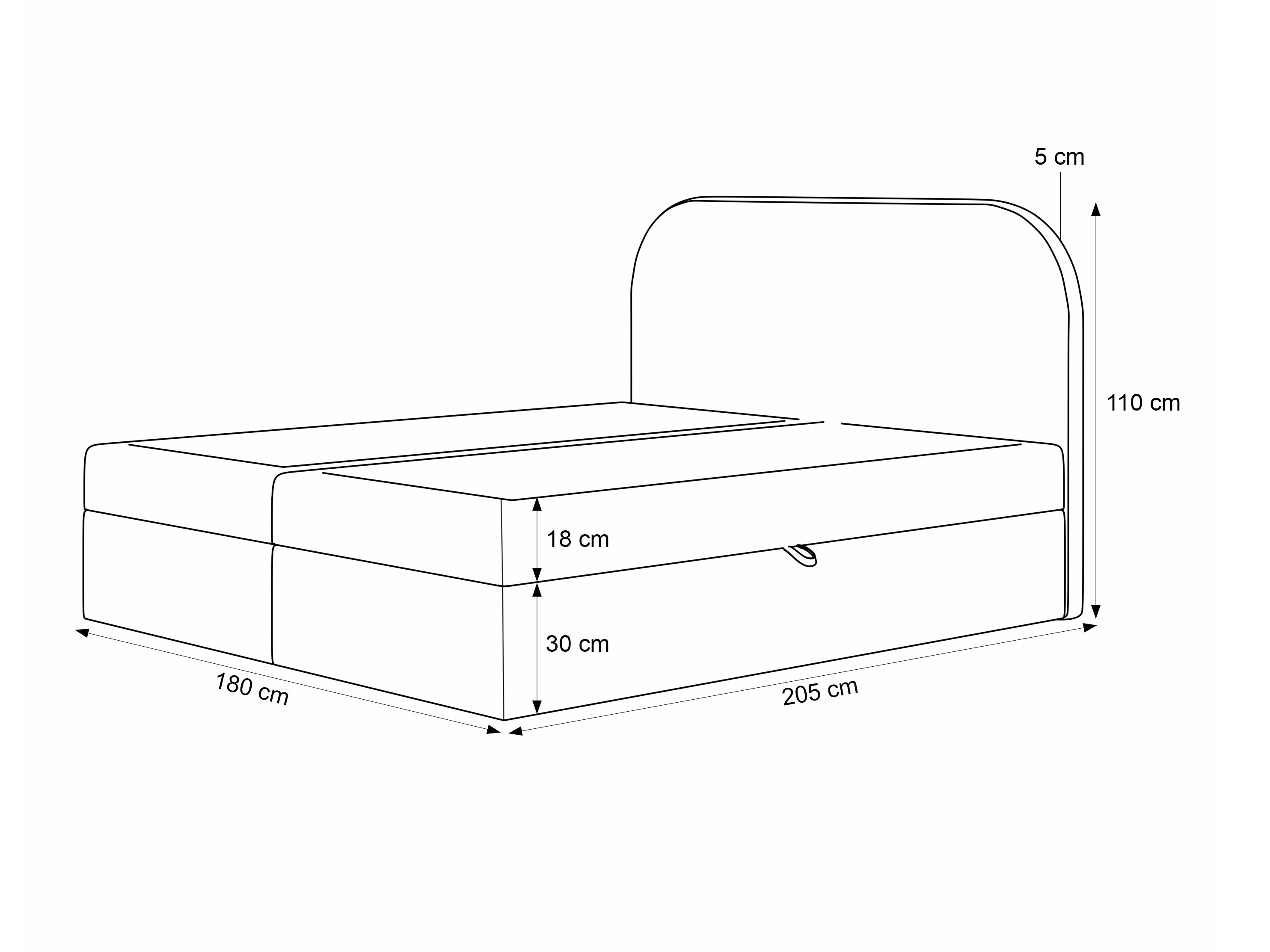 Boxspring postelja Martinez 131 (Monte 09)