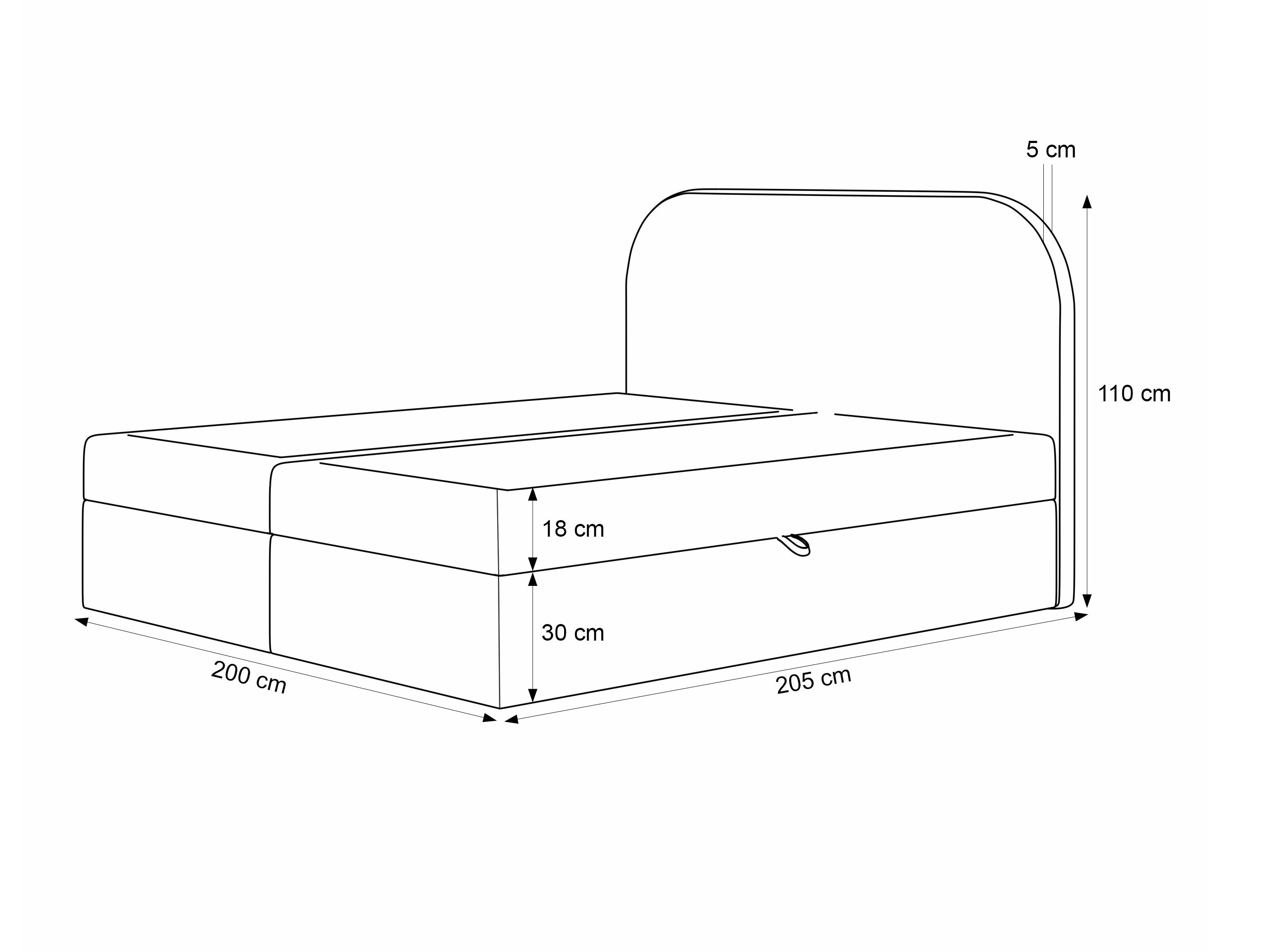 Boxspring postelja Martinez 131 (Monte 09)