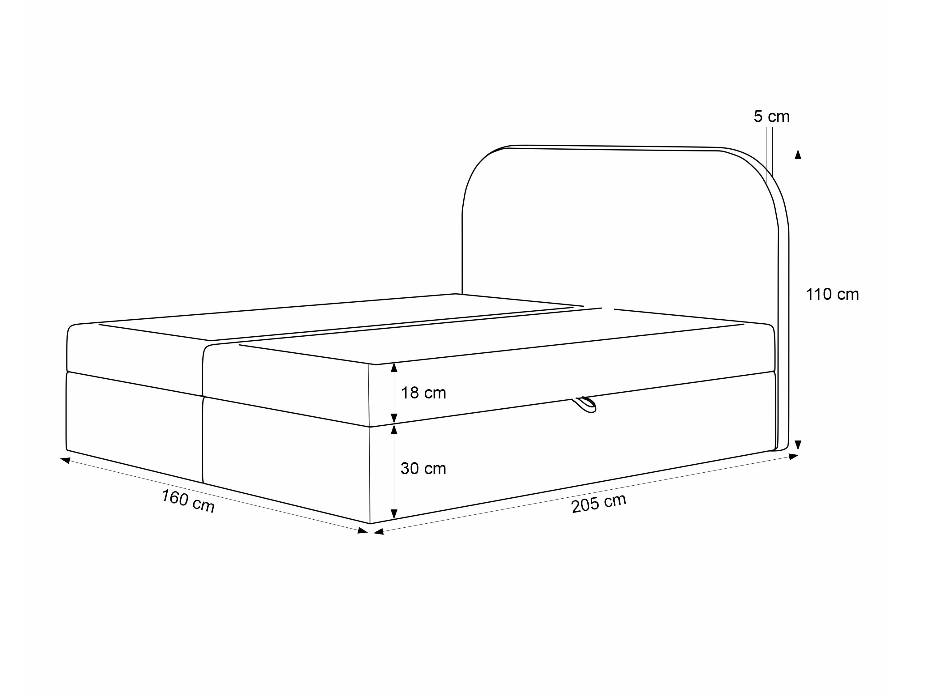 Boxspring postelja Martinez 131 (Monte 16)