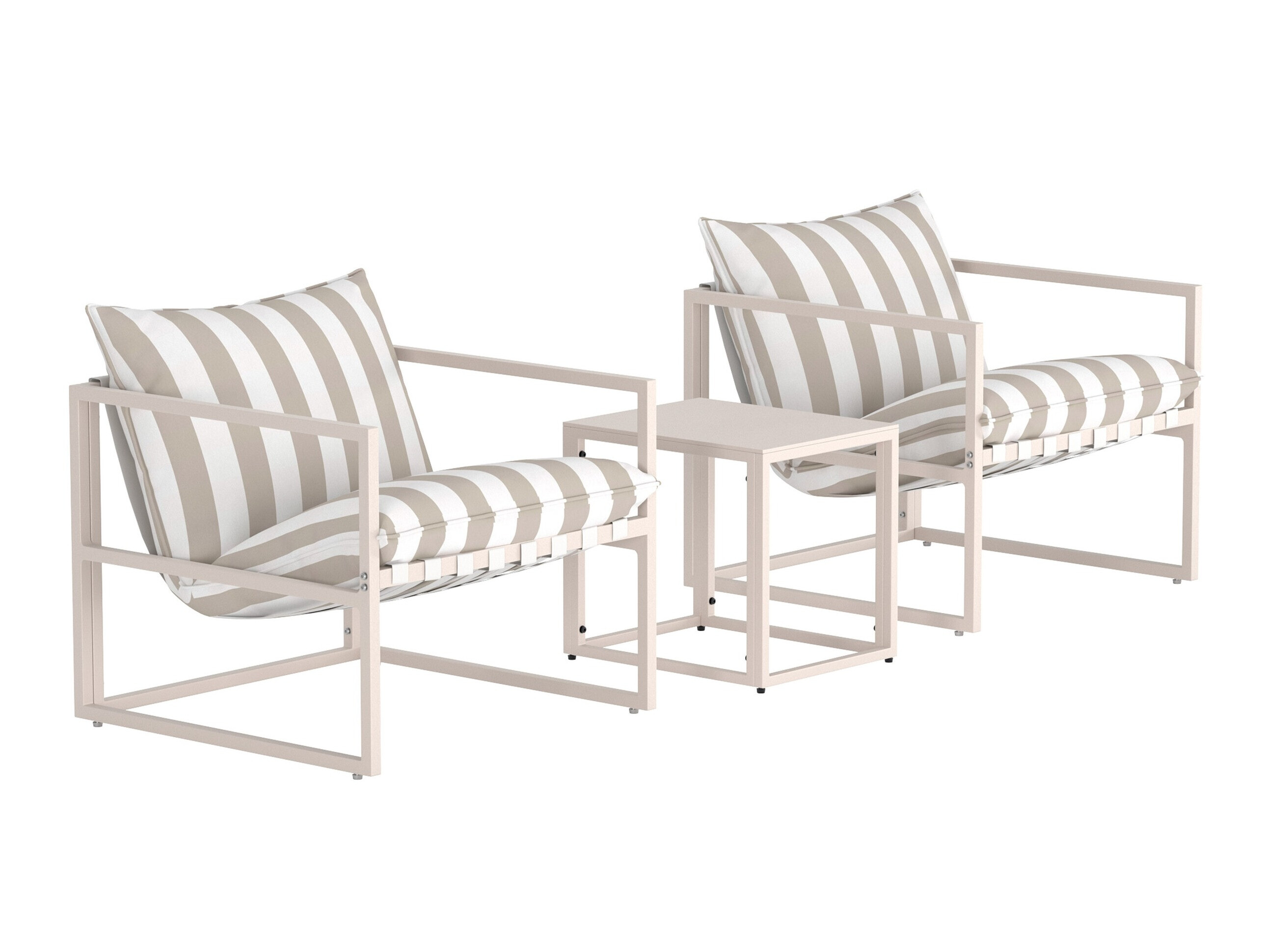 Komplet vrtnega pohištva Dallas 5186 (Bež + Bela)