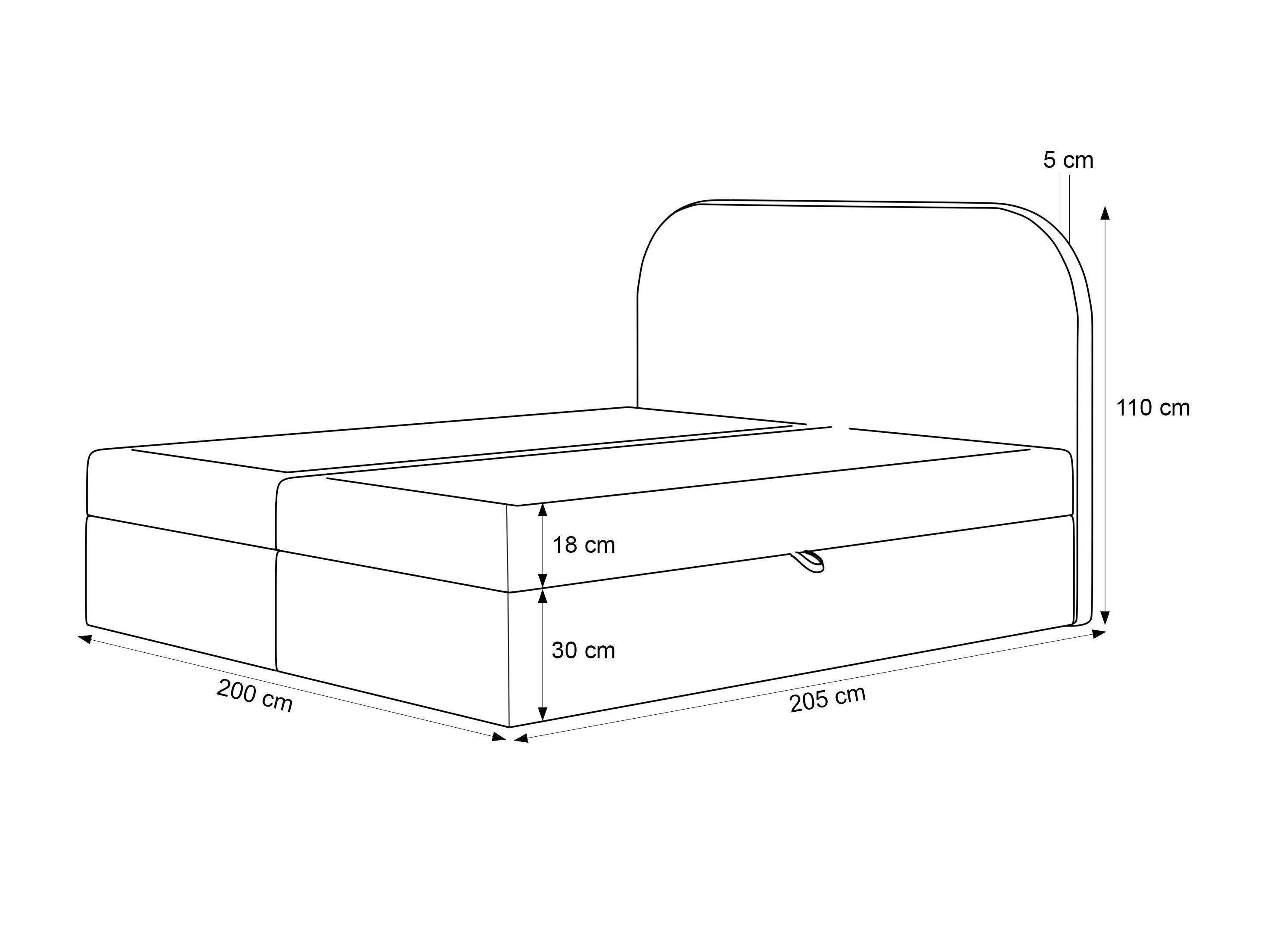 Boxspring postelja Martinez 131 (New or never 03)