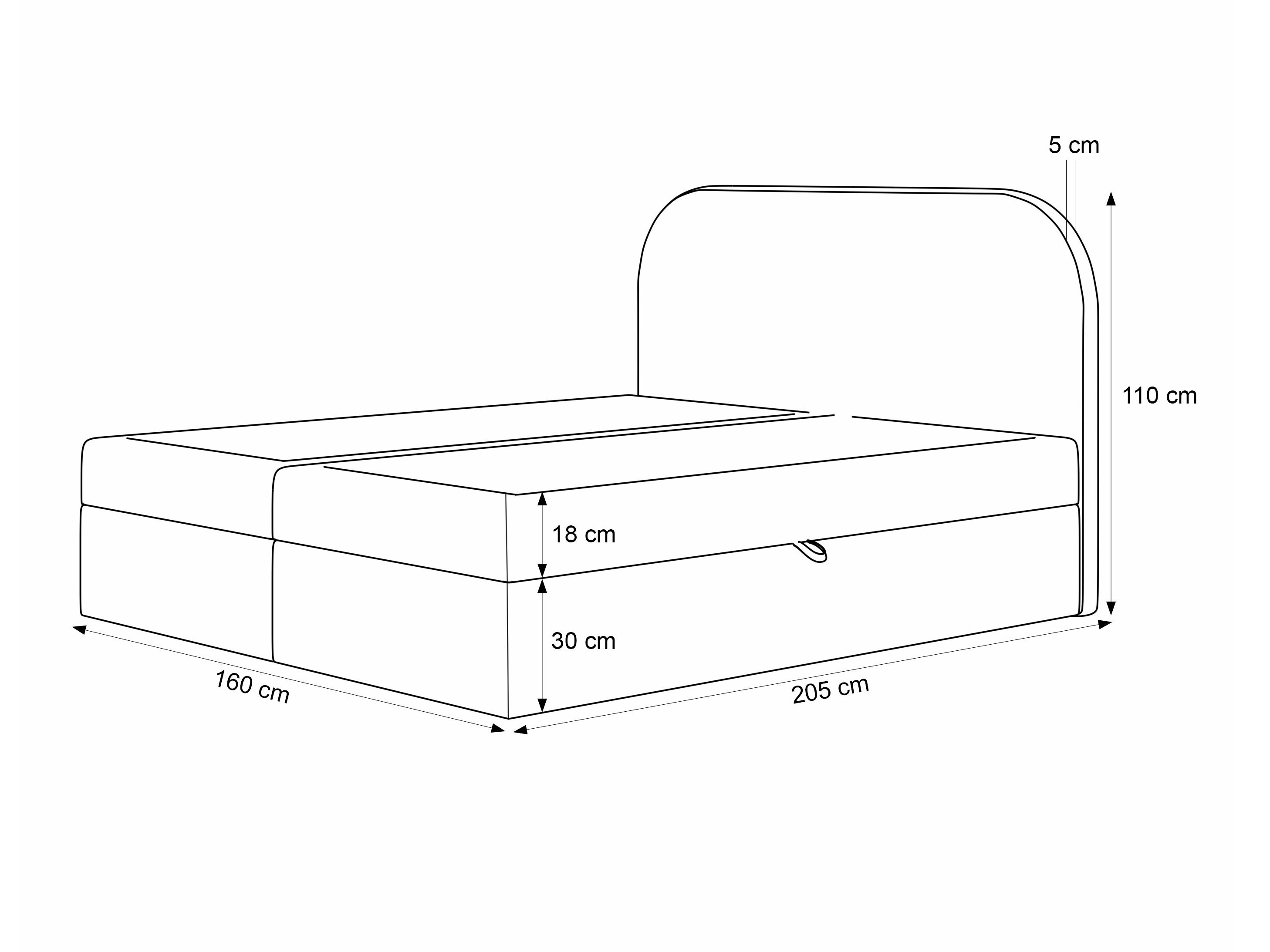Boxspring postelja Martinez 131 (Puente 34)