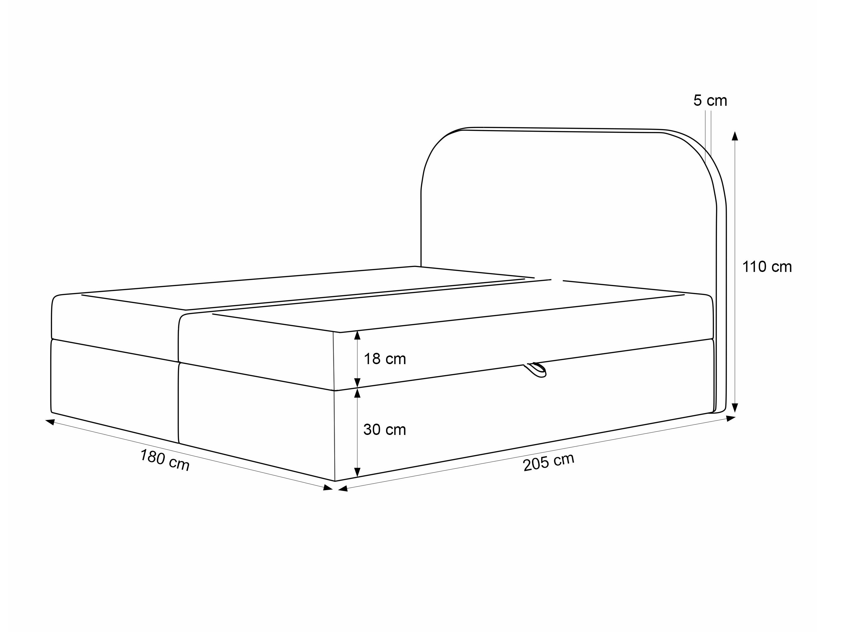 Boxspring postelja Martinez 131 (New or never 03)