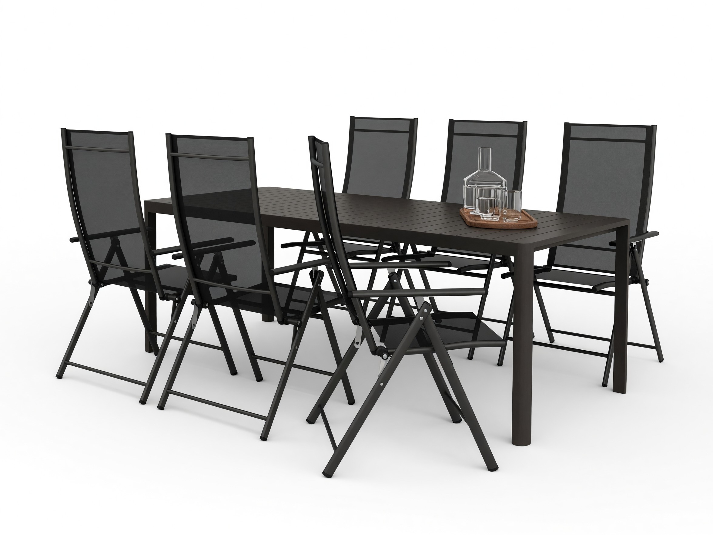 Komplet mize in stolov Dallas 5252