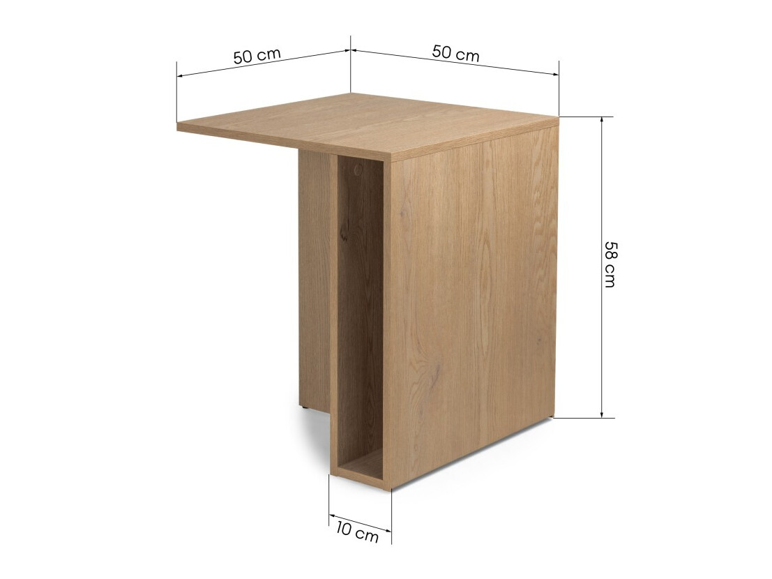 Stranska mizica Burleson 730 (Torro hrast)