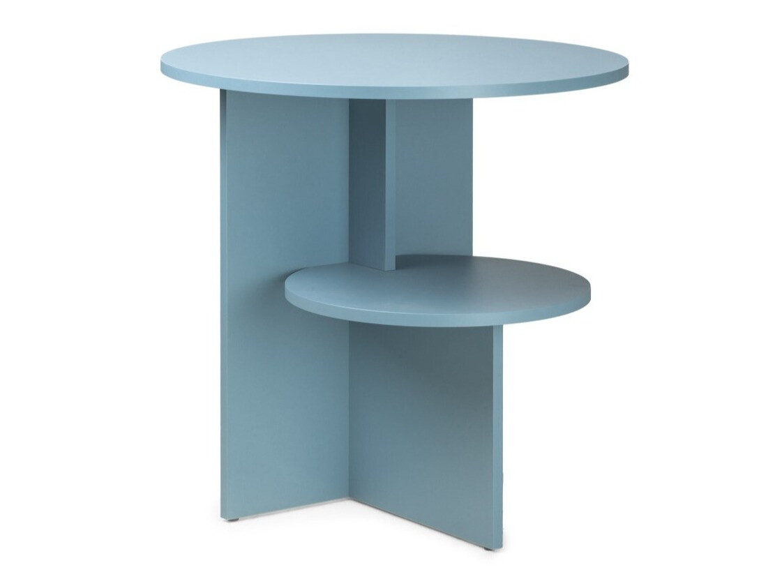 Stranska mizica Burleson 731 (Svetlo modra)