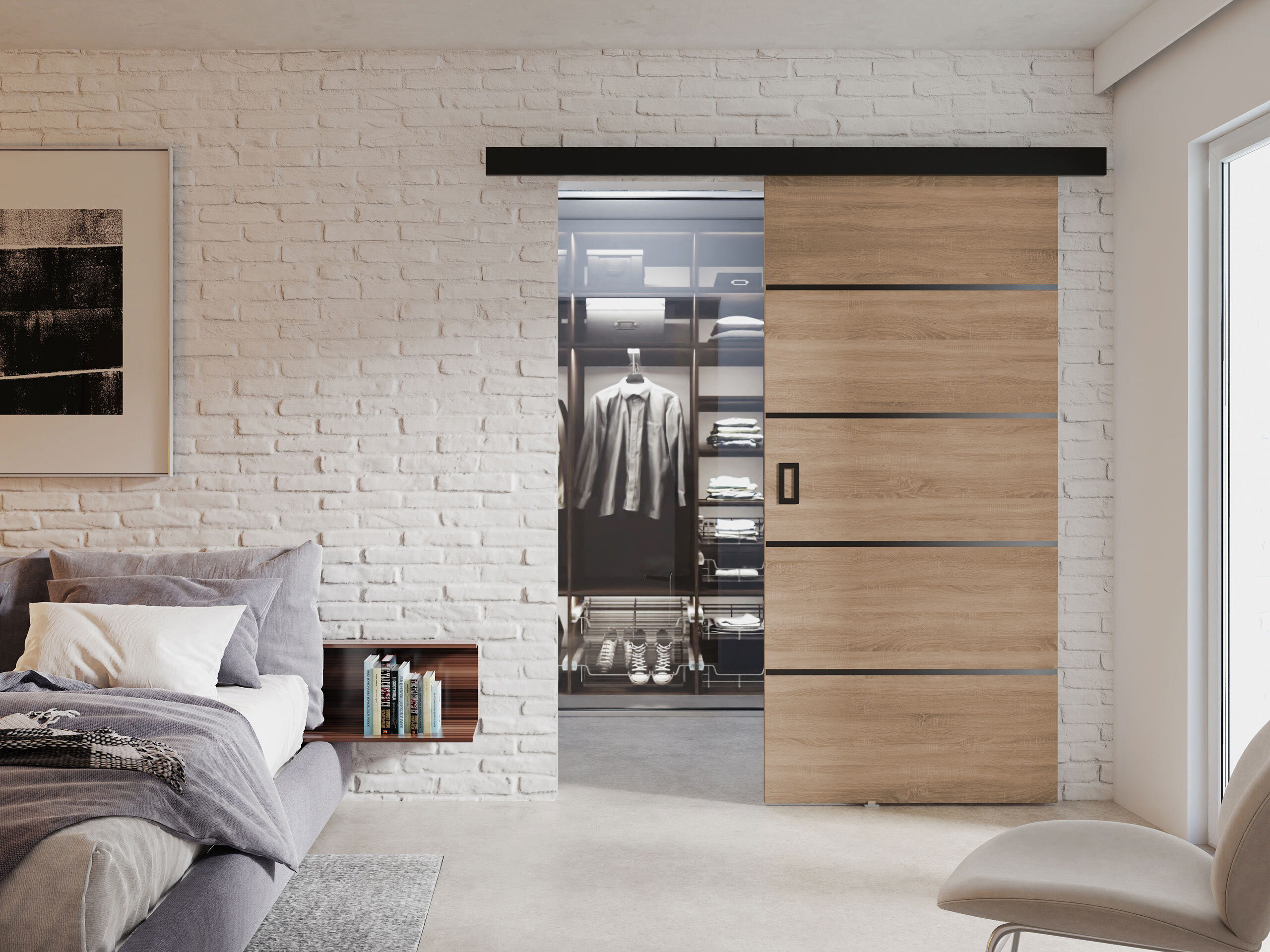 Drsna vrata Dover 171 (Sonoma hrast)