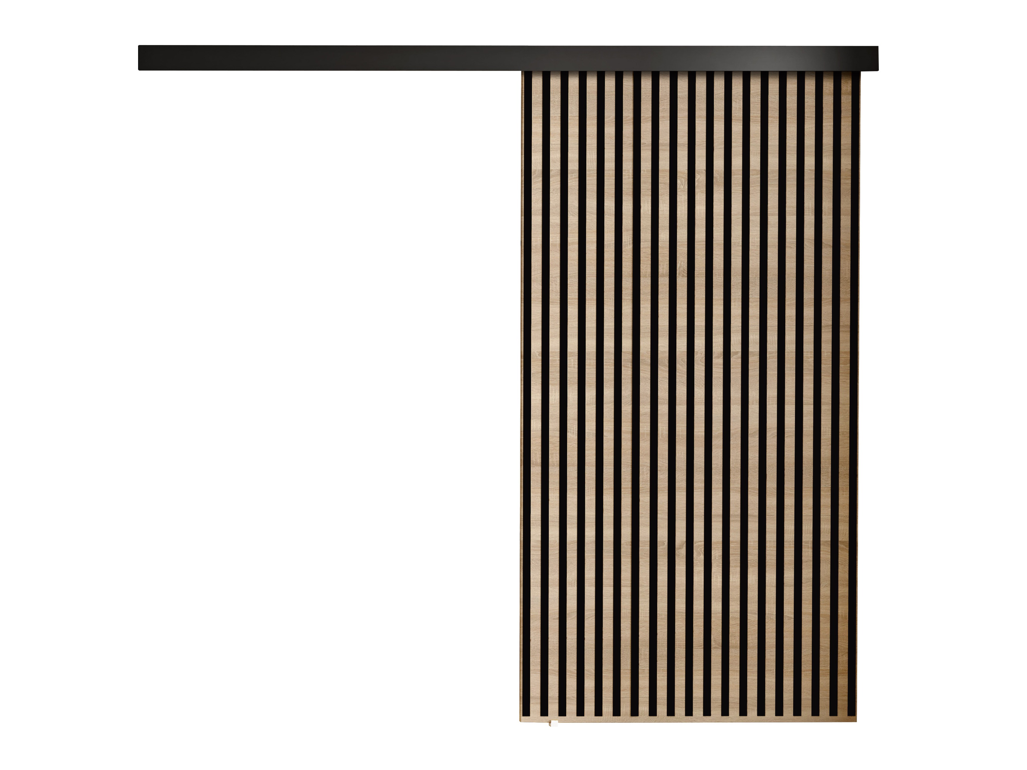 Drsna vrata Dover 204 (Sonoma hrast + Črna)