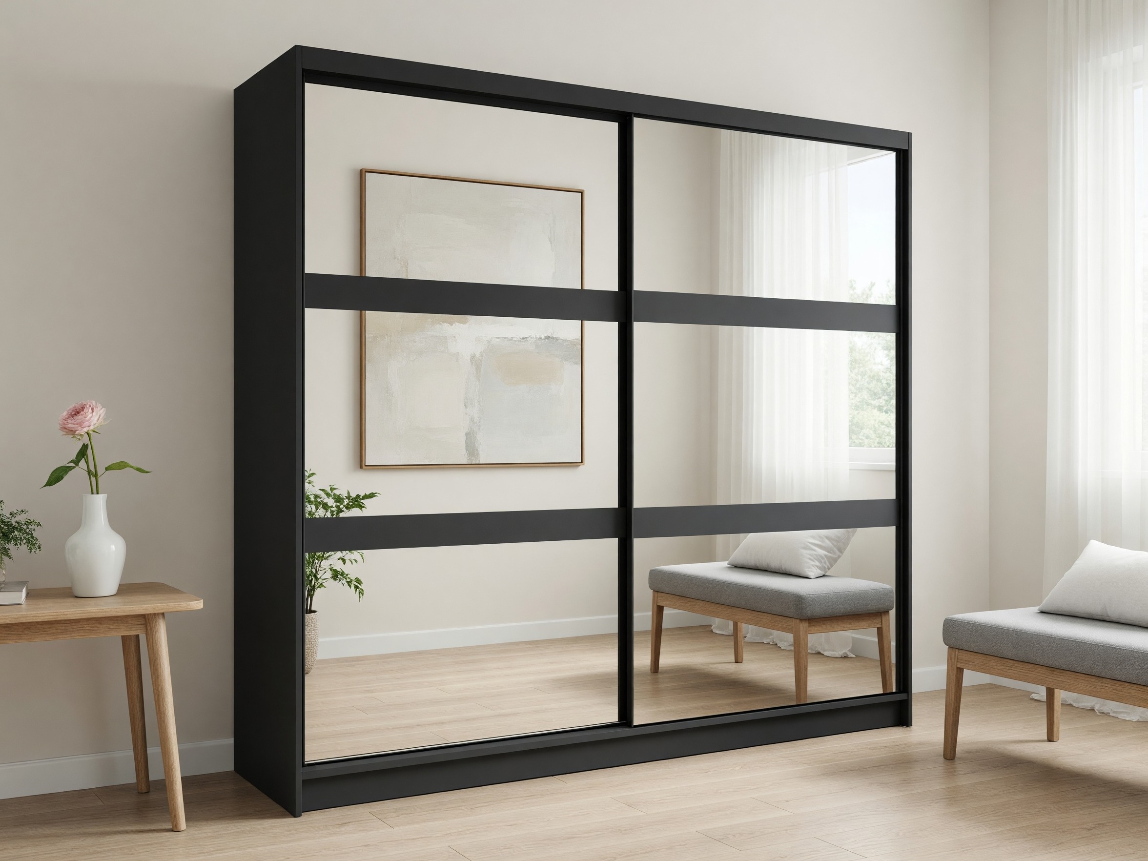 Garderobna omara Odecira 100 (Grafit)