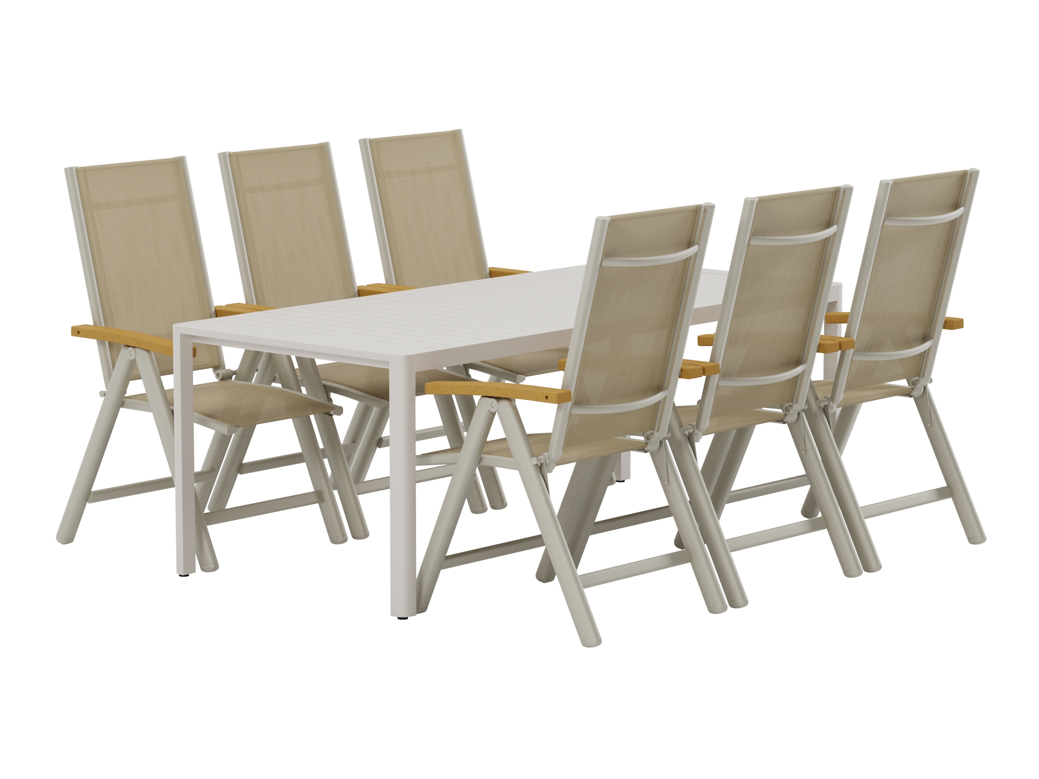 Komplet mize in stolov Dallas 5258