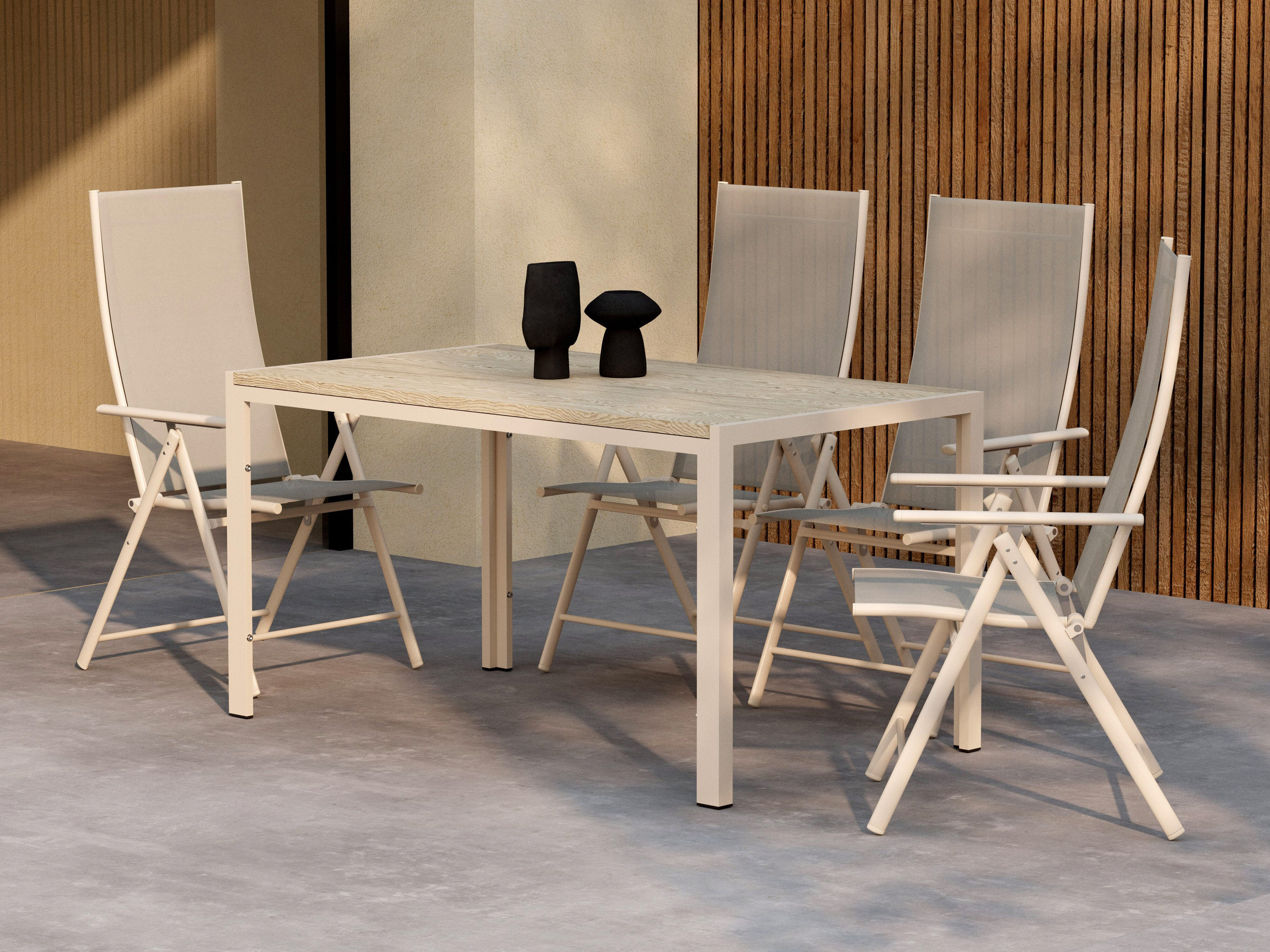 Komplet mize in stolov Dallas 5261 (Bež)