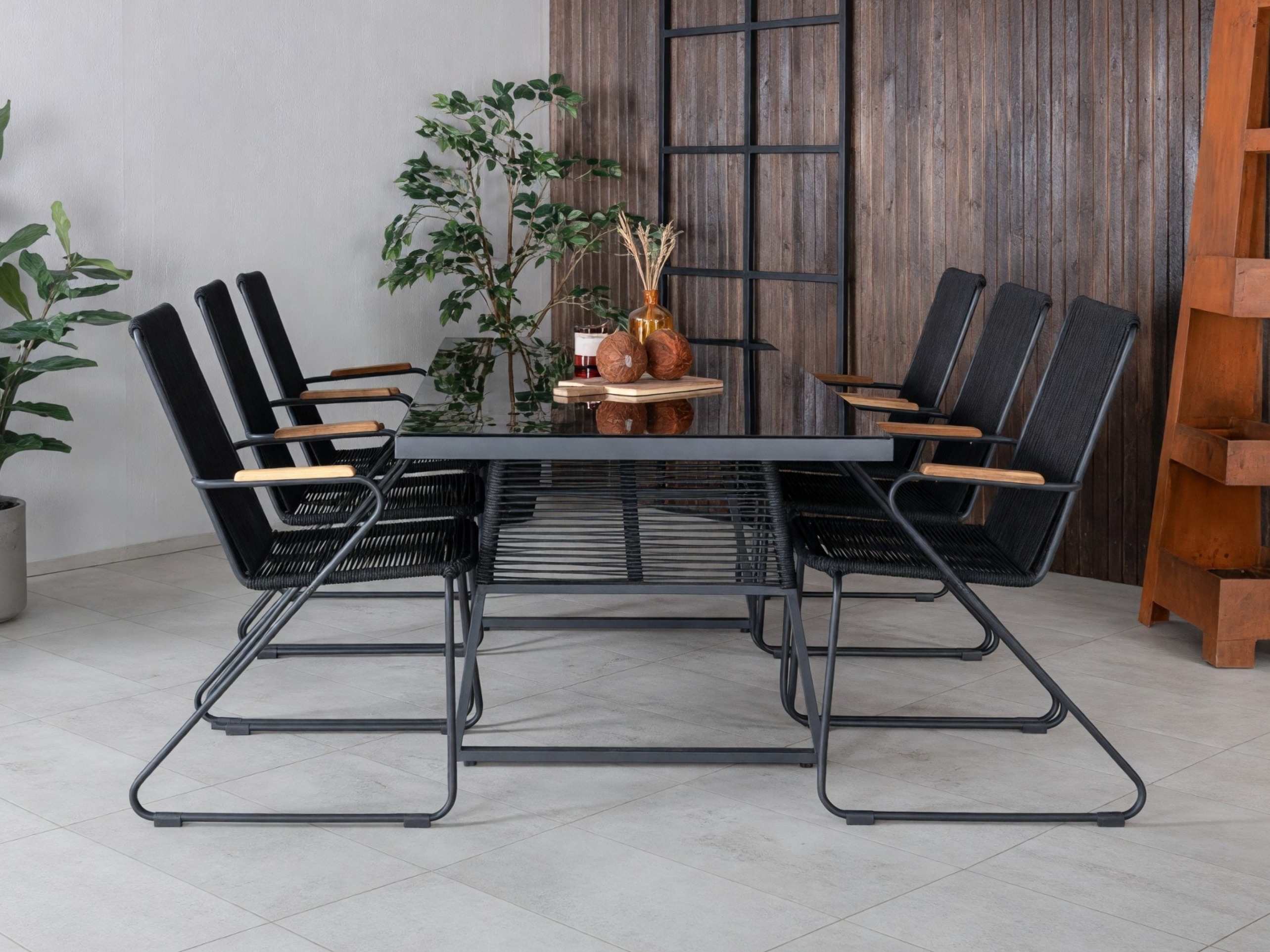 Komplet mize in stolov Dallas 5271