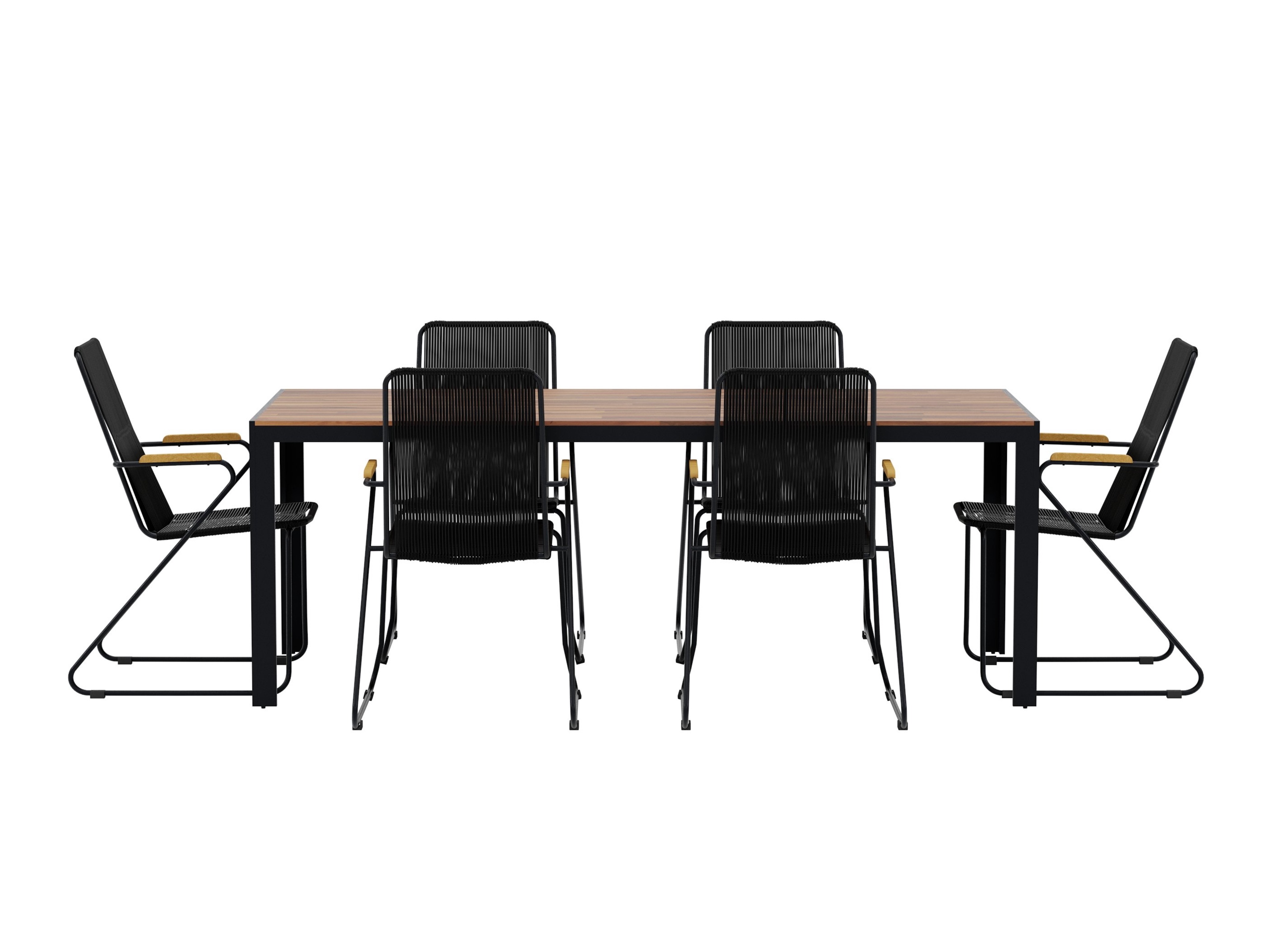 Komplet mize in stolov Dallas 5273