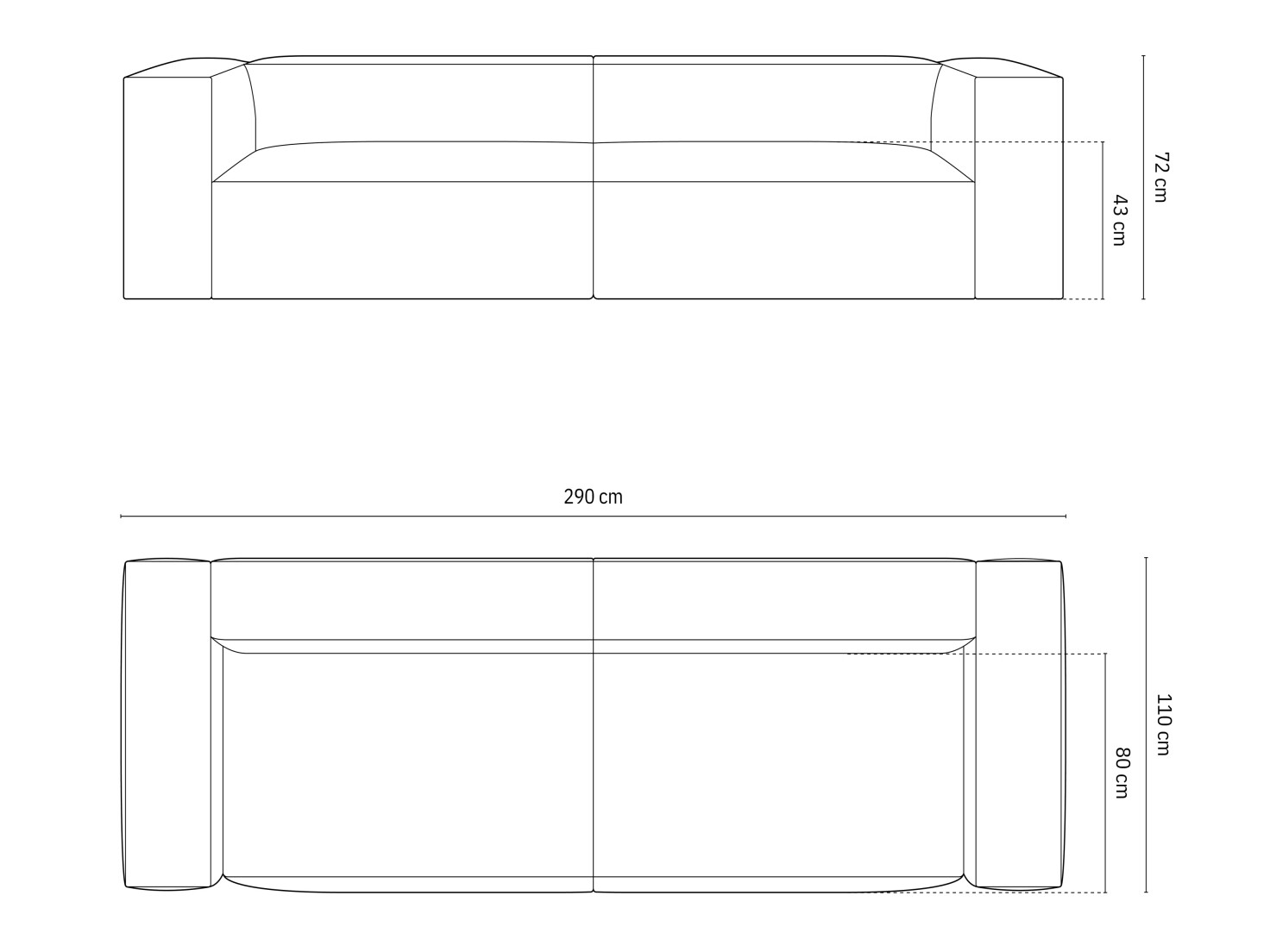 Kavč Beckley F103 (Paris Cream)