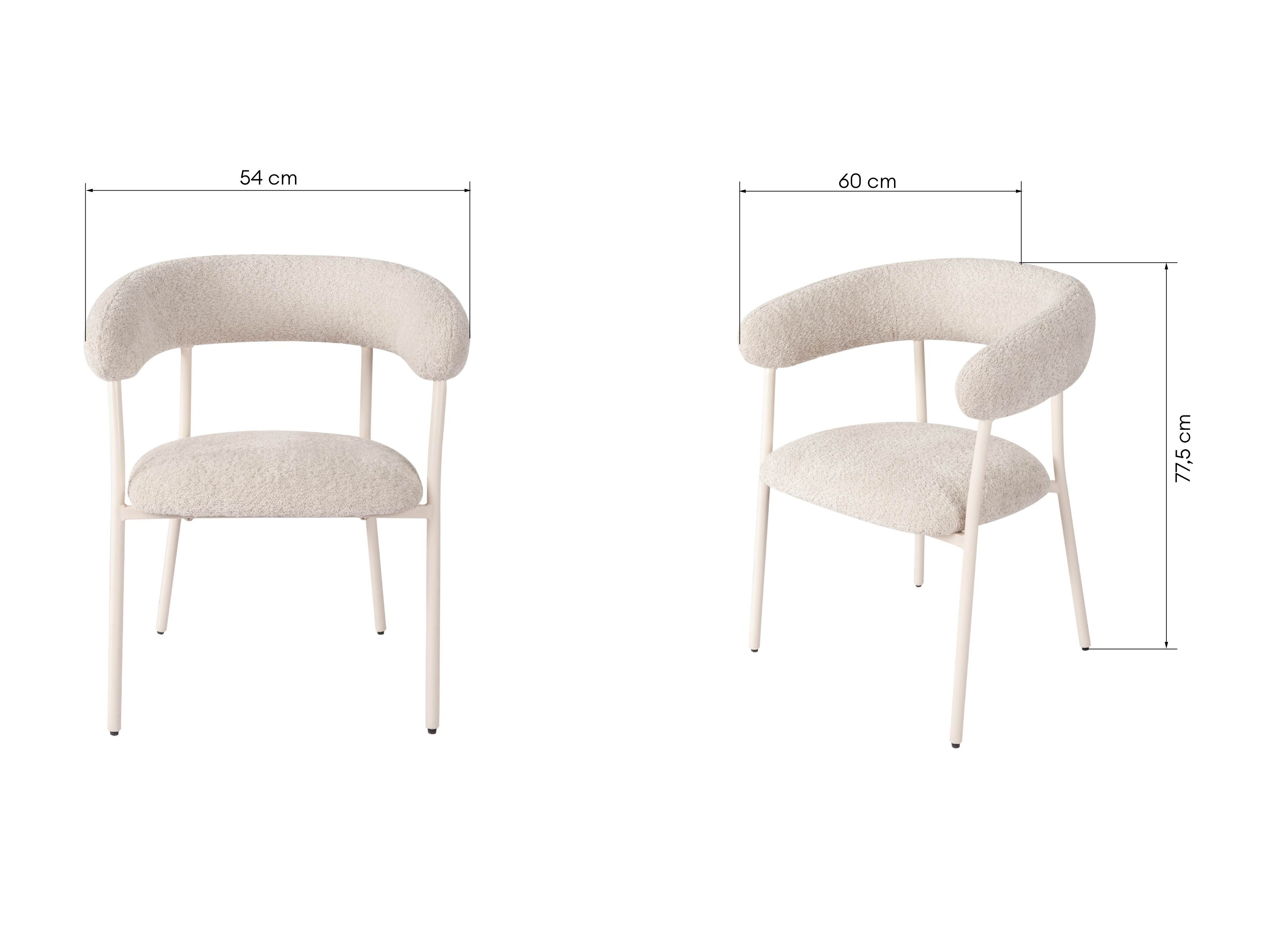 Stol Burleson 742 (Bela + Bež)