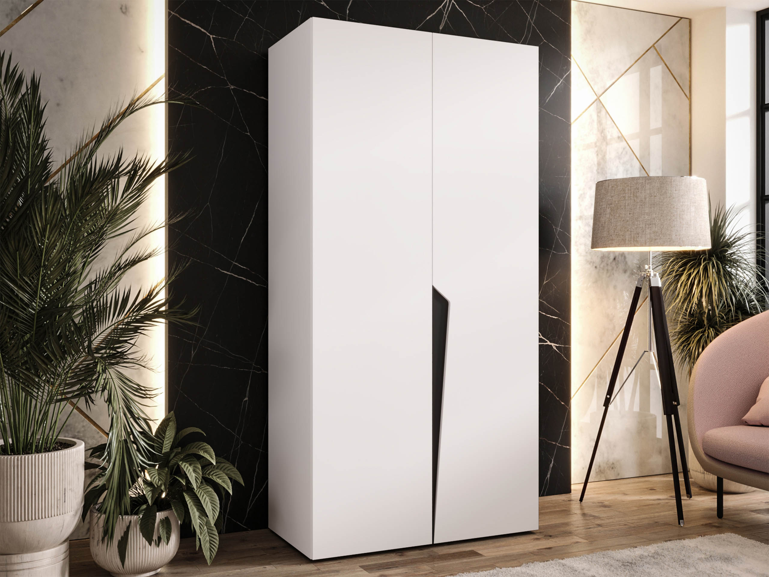 Garderobna omara Hartford 603 (Bela)