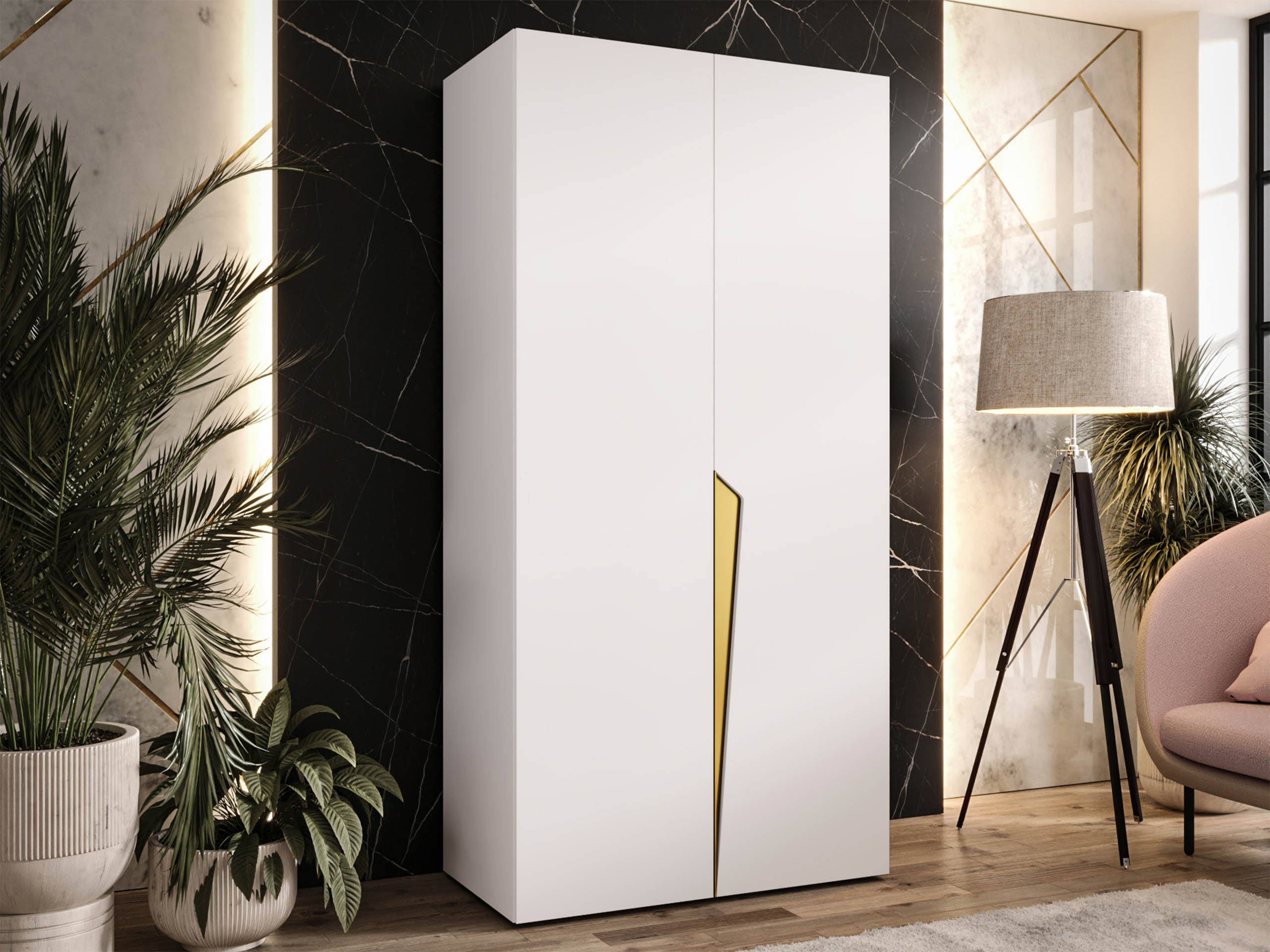 Garderobna omara Hartford 603 (Bela)