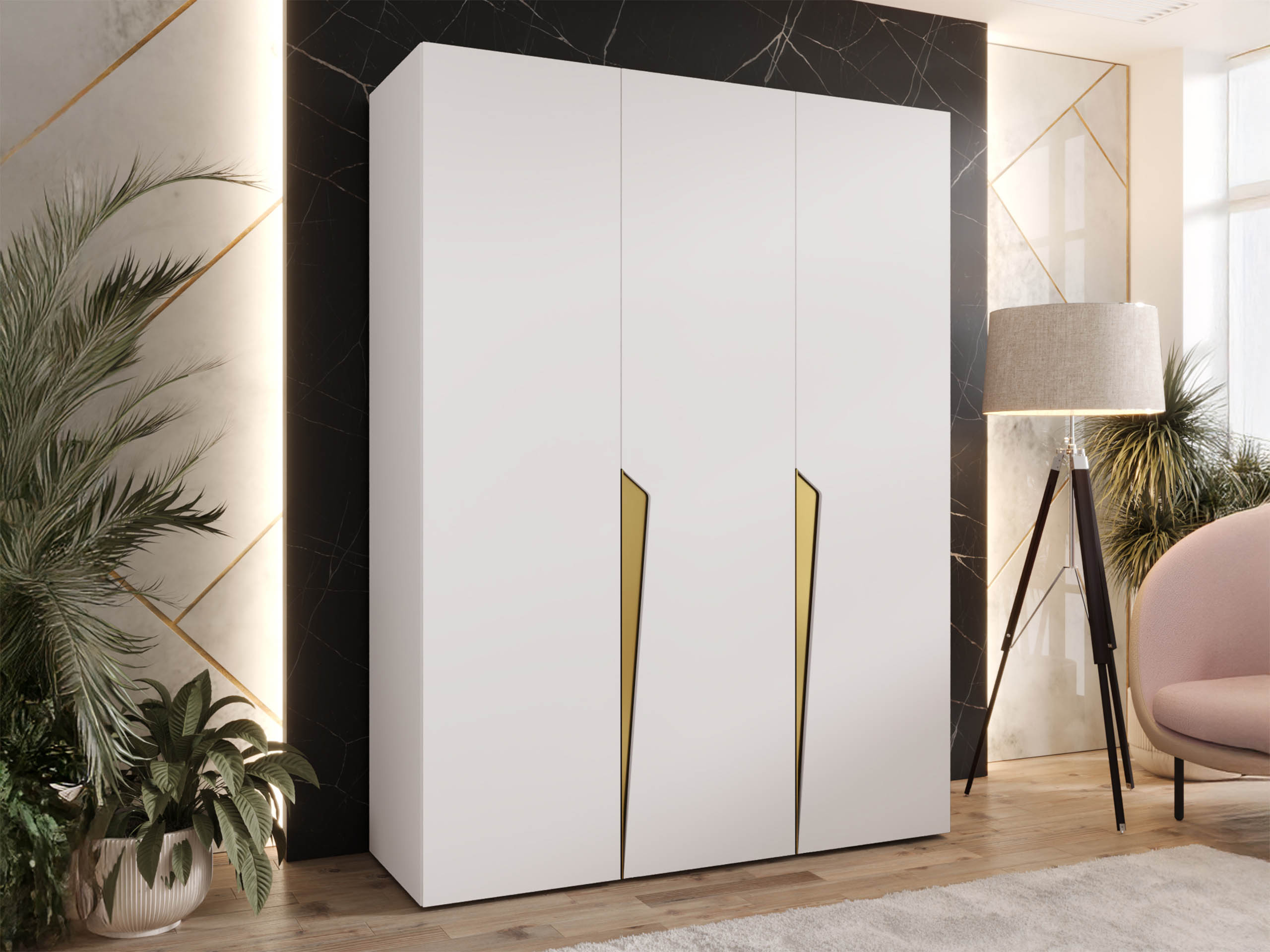 Garderobna omara Hartford 604 (Bela)