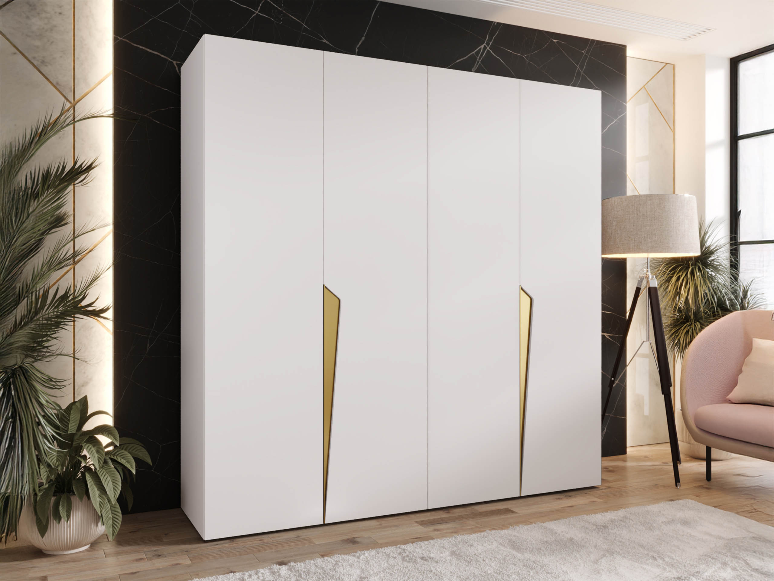 Garderobna omara Hartford 605 (Bela)