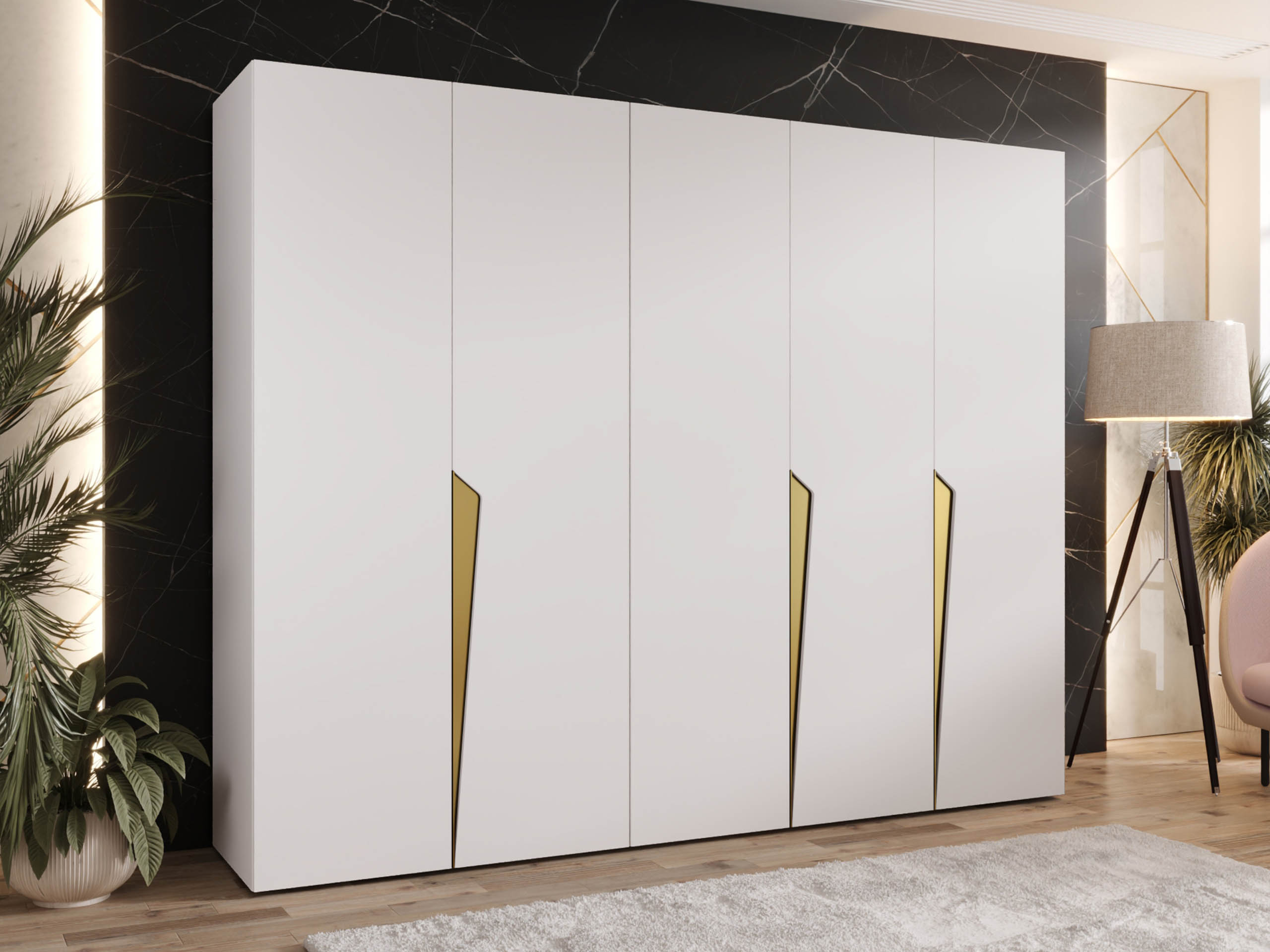 Garderobna omara Hartford 606 (Bela)
