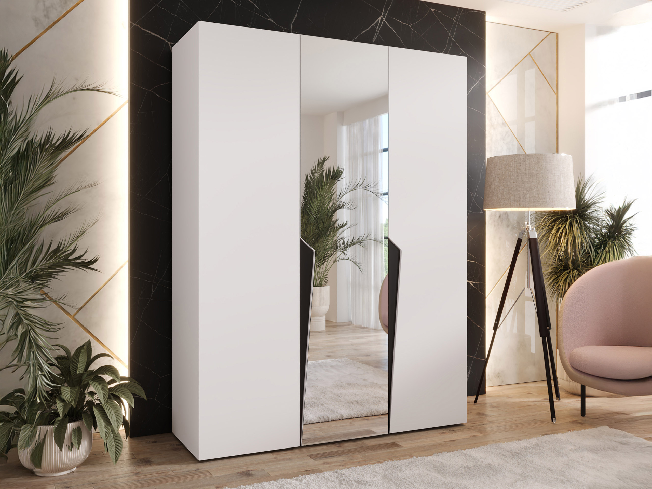 Garderobna omara Hartford 609 (Bela)