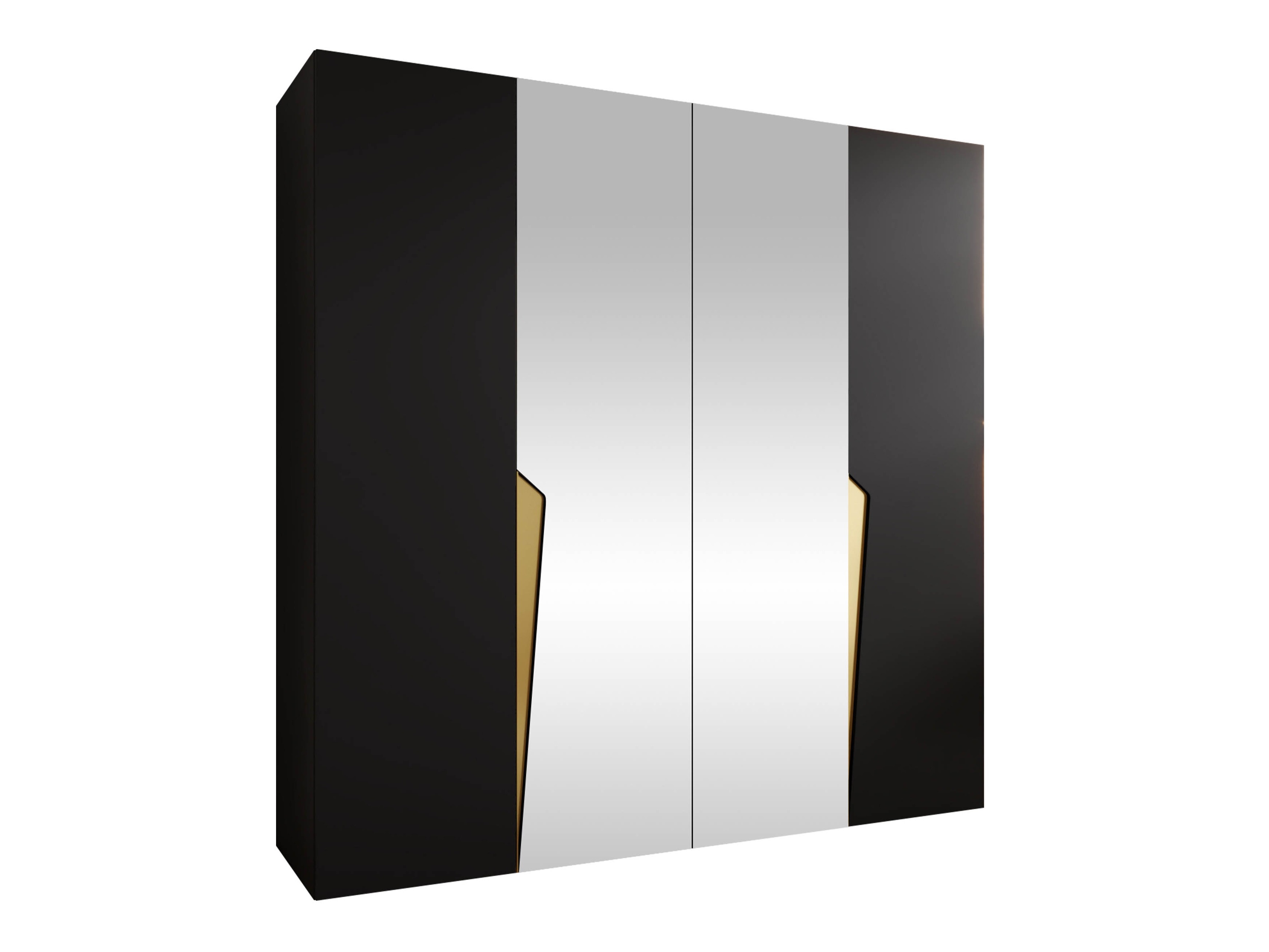 Garderobna omara Hartford 610 (Črna)