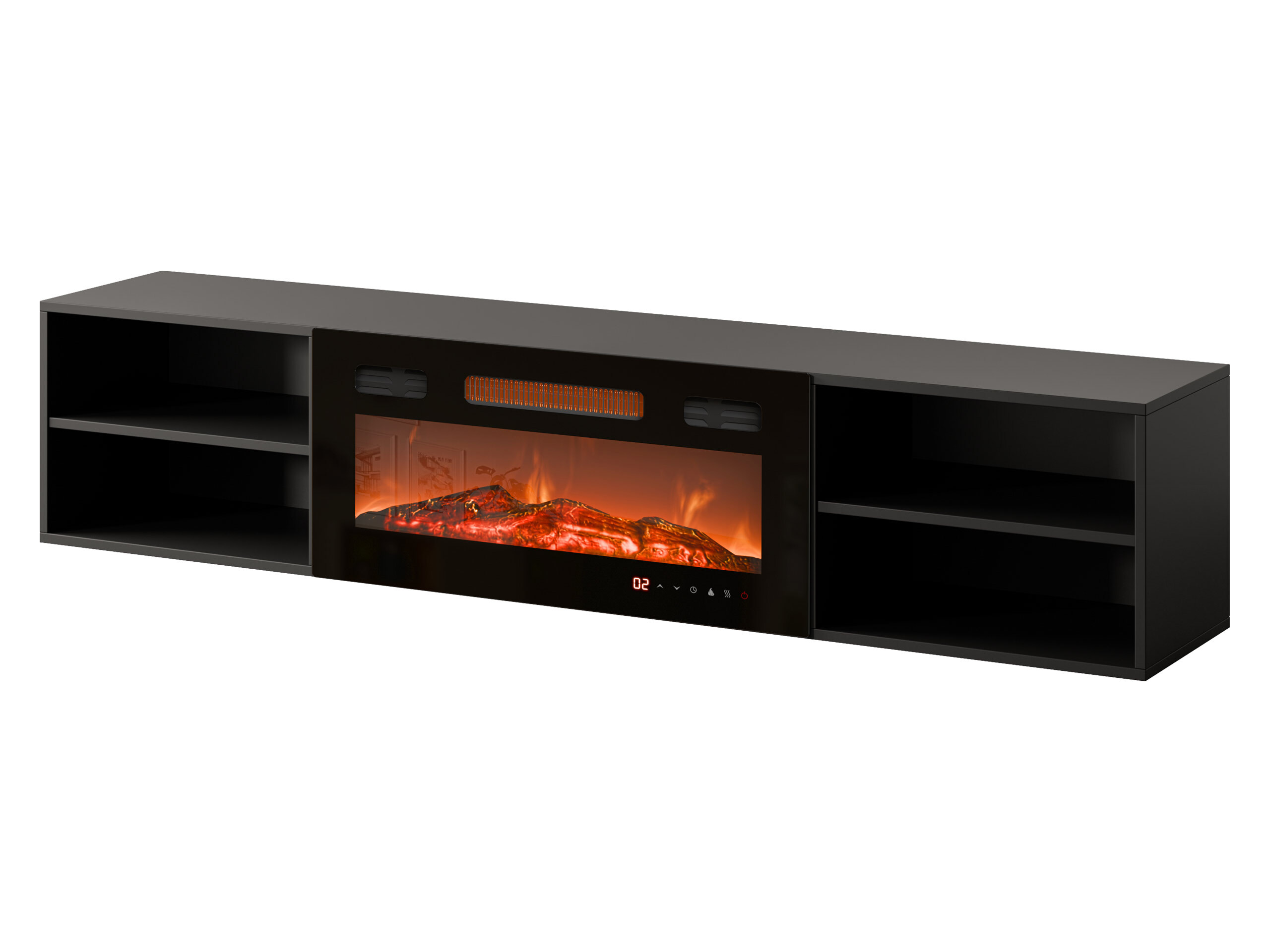 TV-omarica Charlotte 190 (Črna)