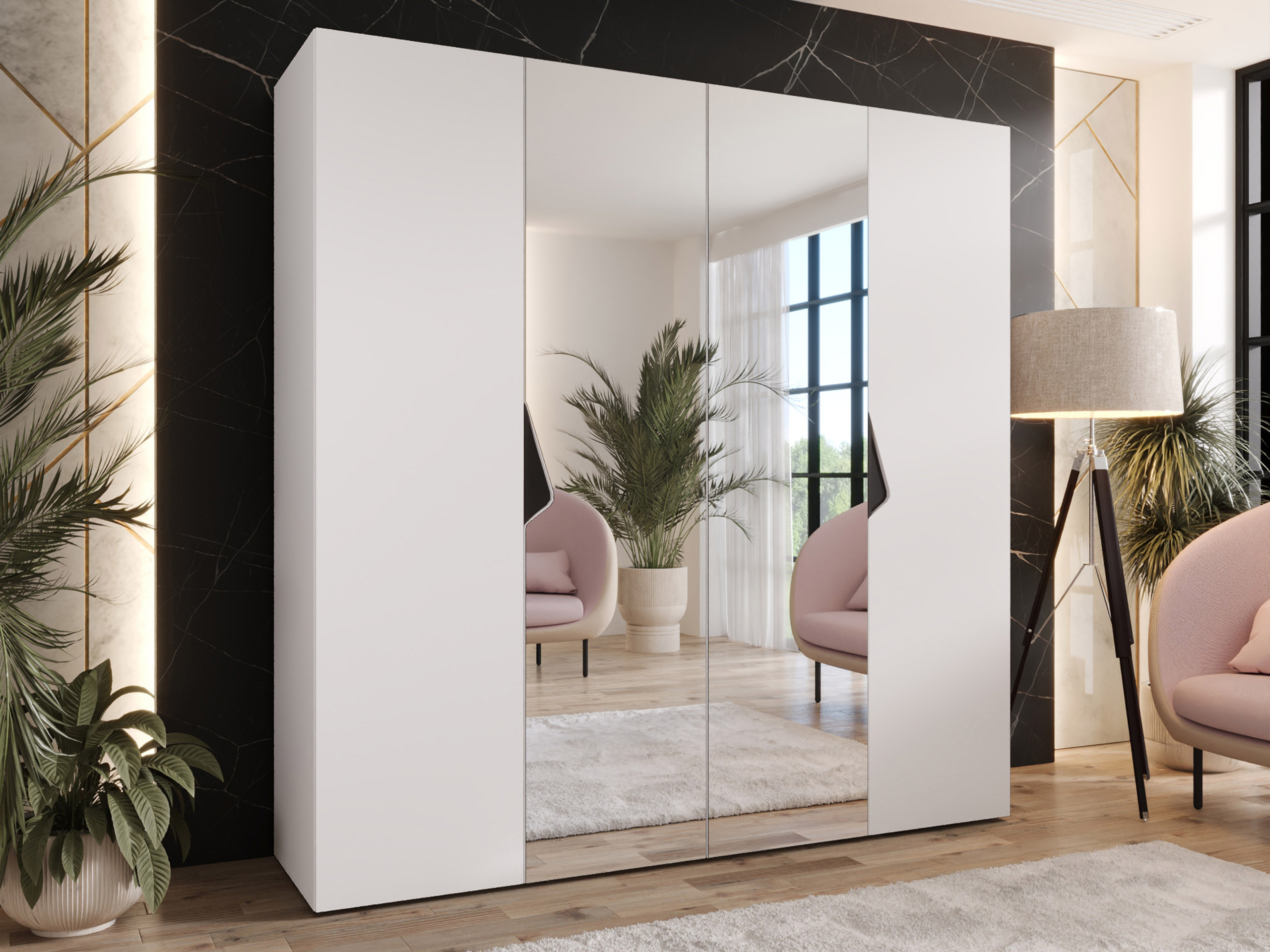Garderobna omara Hartford 625 (Bela)