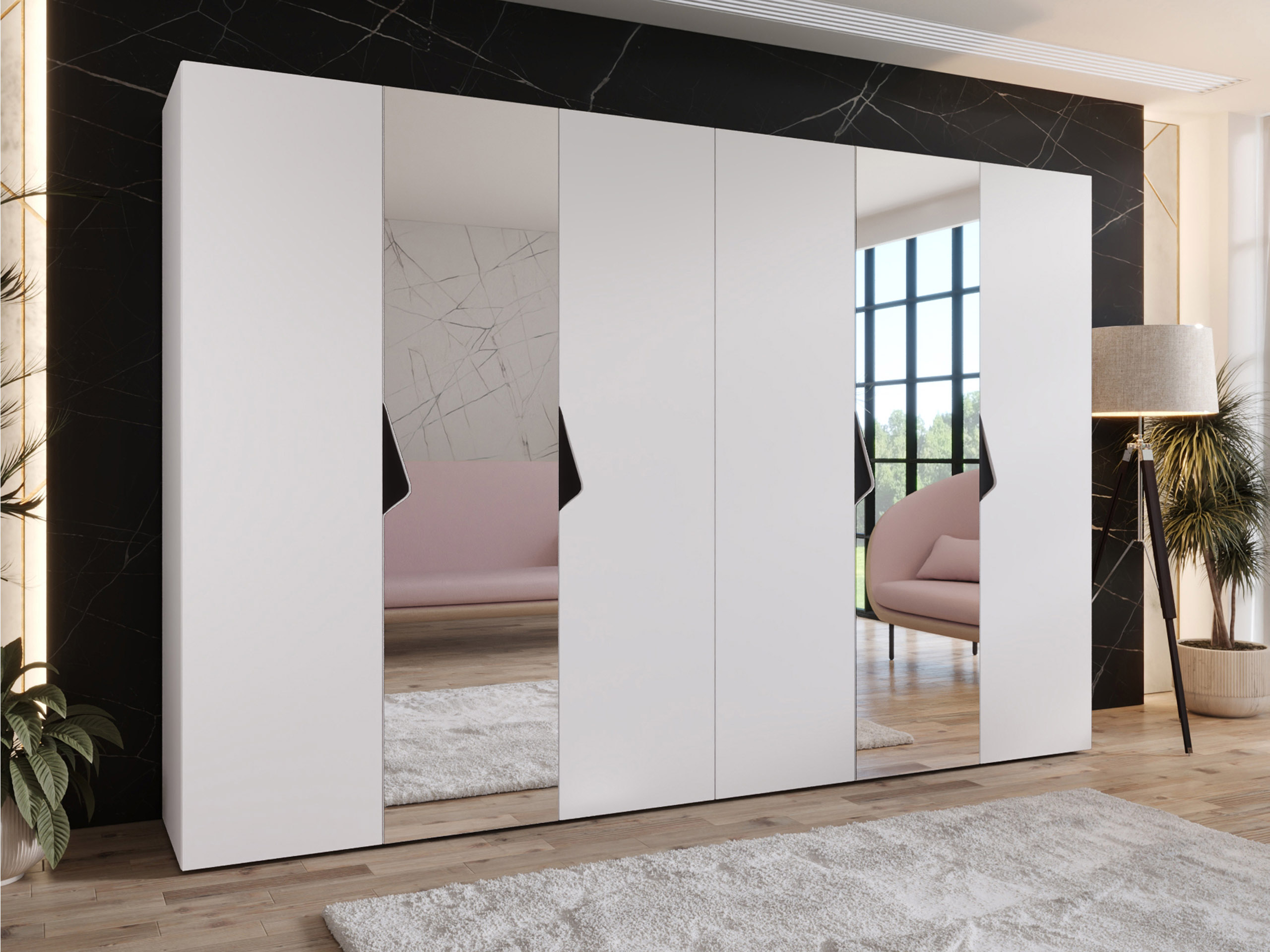 Garderobna omara Hartford 626 (Bela)